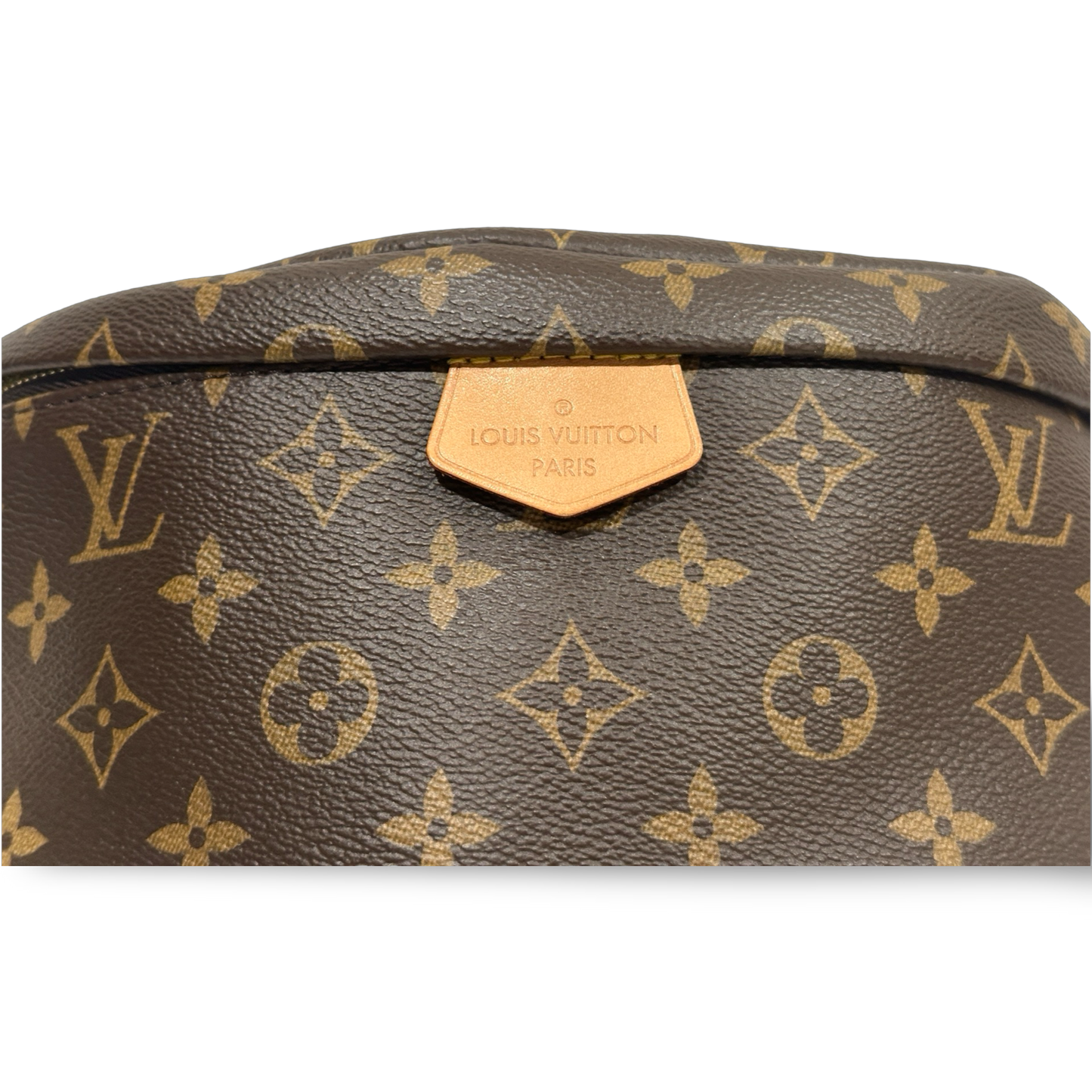 Louis Vuitton Pouch Waist Bag Gold Brown
