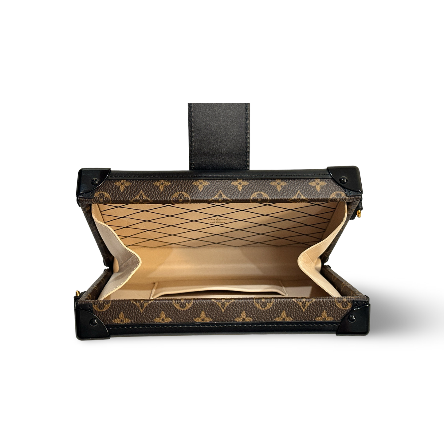 Louis Vuitton Monogram Petite Malle Beige Box (Brown)