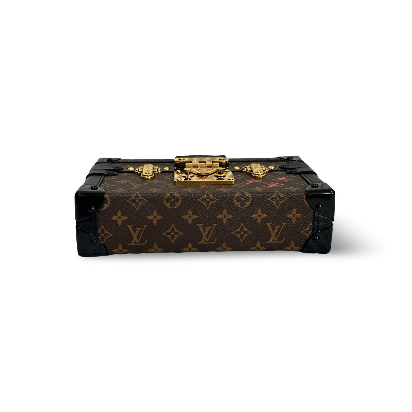 Louis Vuitton Monogram Petite Malle Beige Box (Brown)