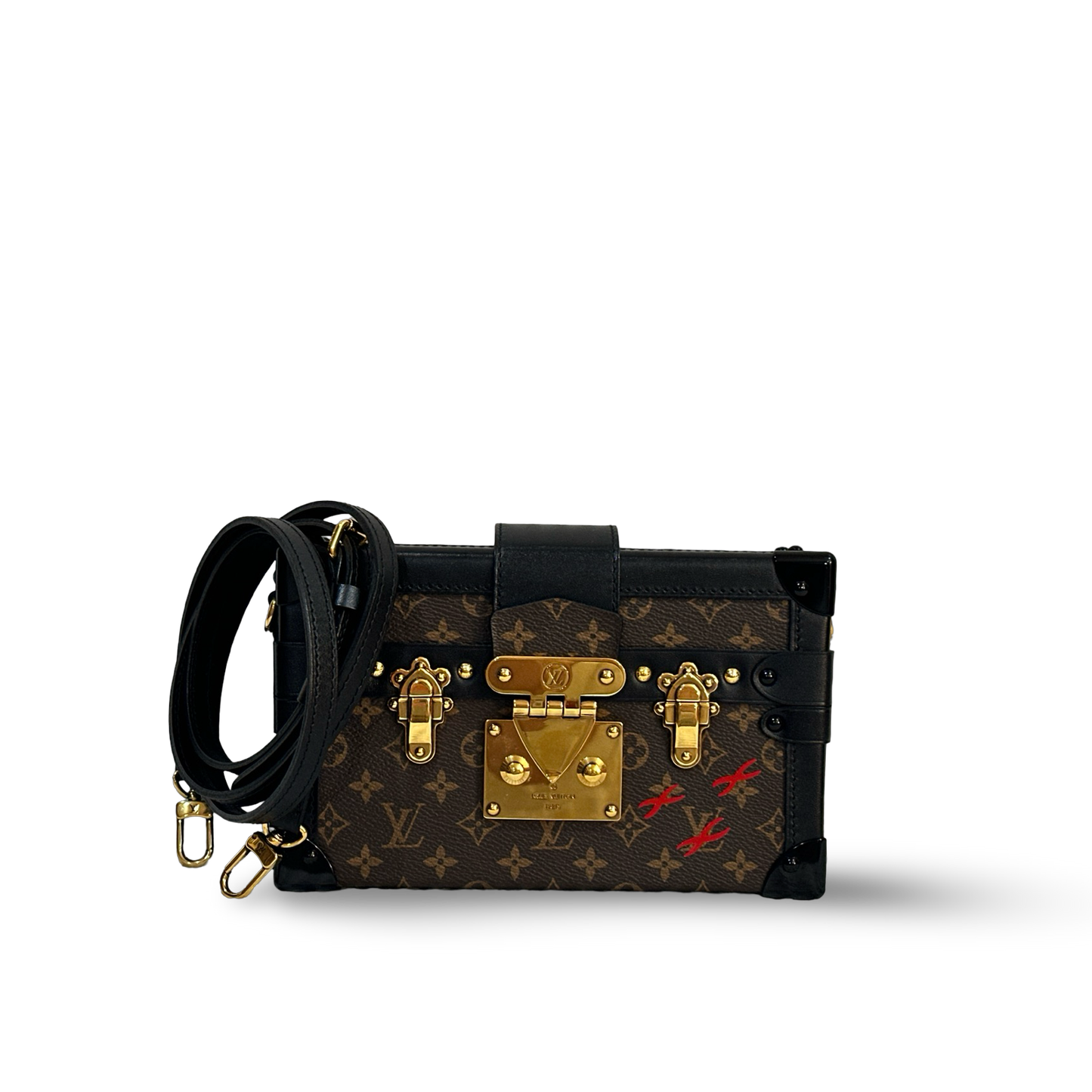 Louis Vuitton Monogram Petite Malle Beige Box (Brown)