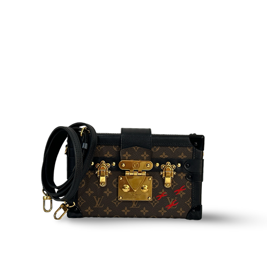 Louis Vuitton Monogram Petite Malle Beige Box (Brown)
