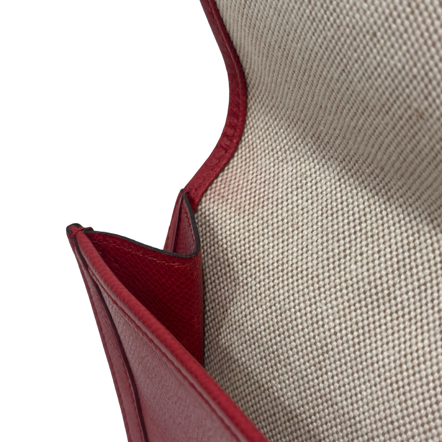 Hermes Epsom Jige PM Clutch - Red
