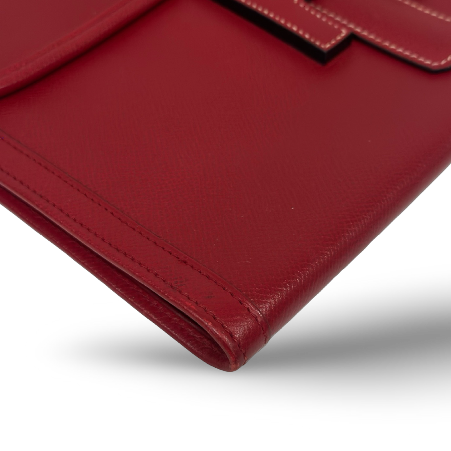 Hermes Epsom Jige PM Clutch - Red
