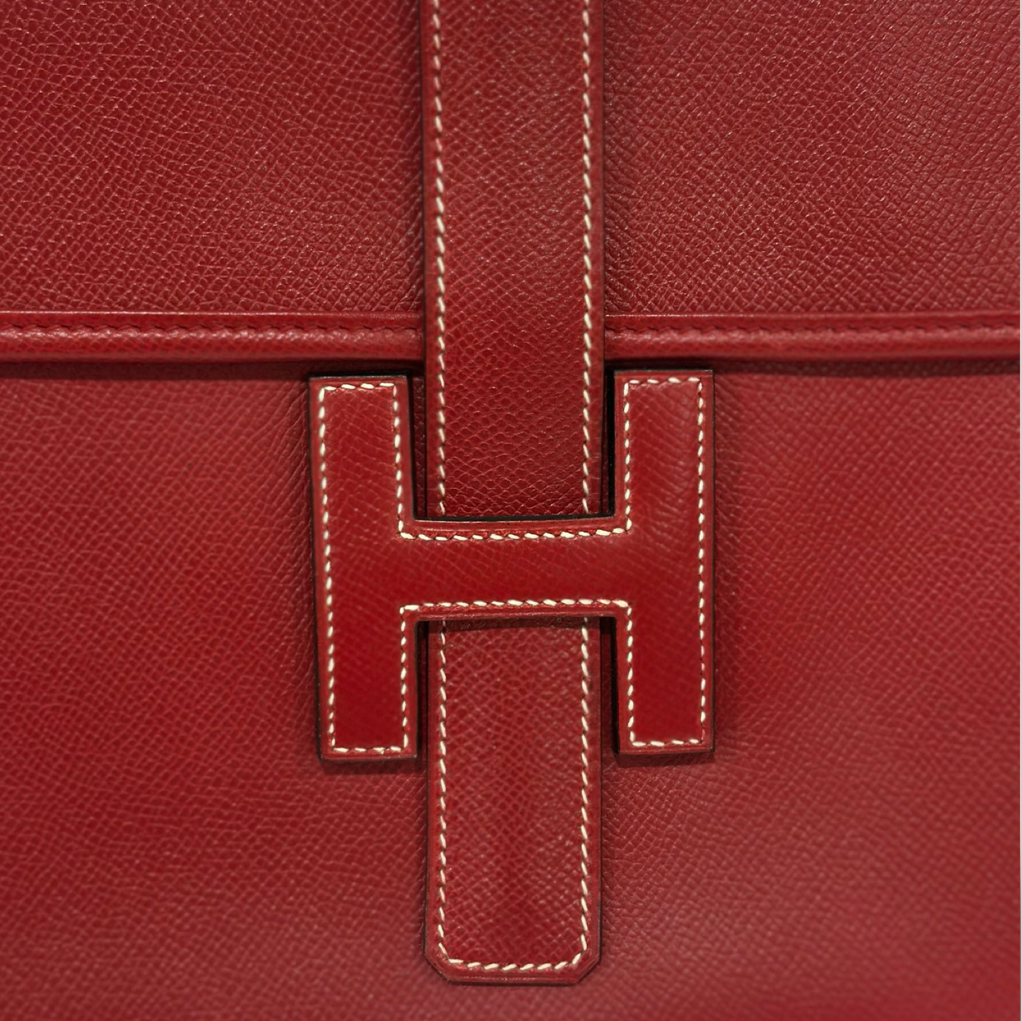 Hermes Epsom Jige PM Clutch - Red