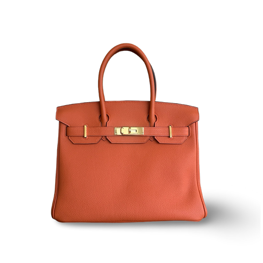 Hermes Togo Birkin 30 - GHW / Orange