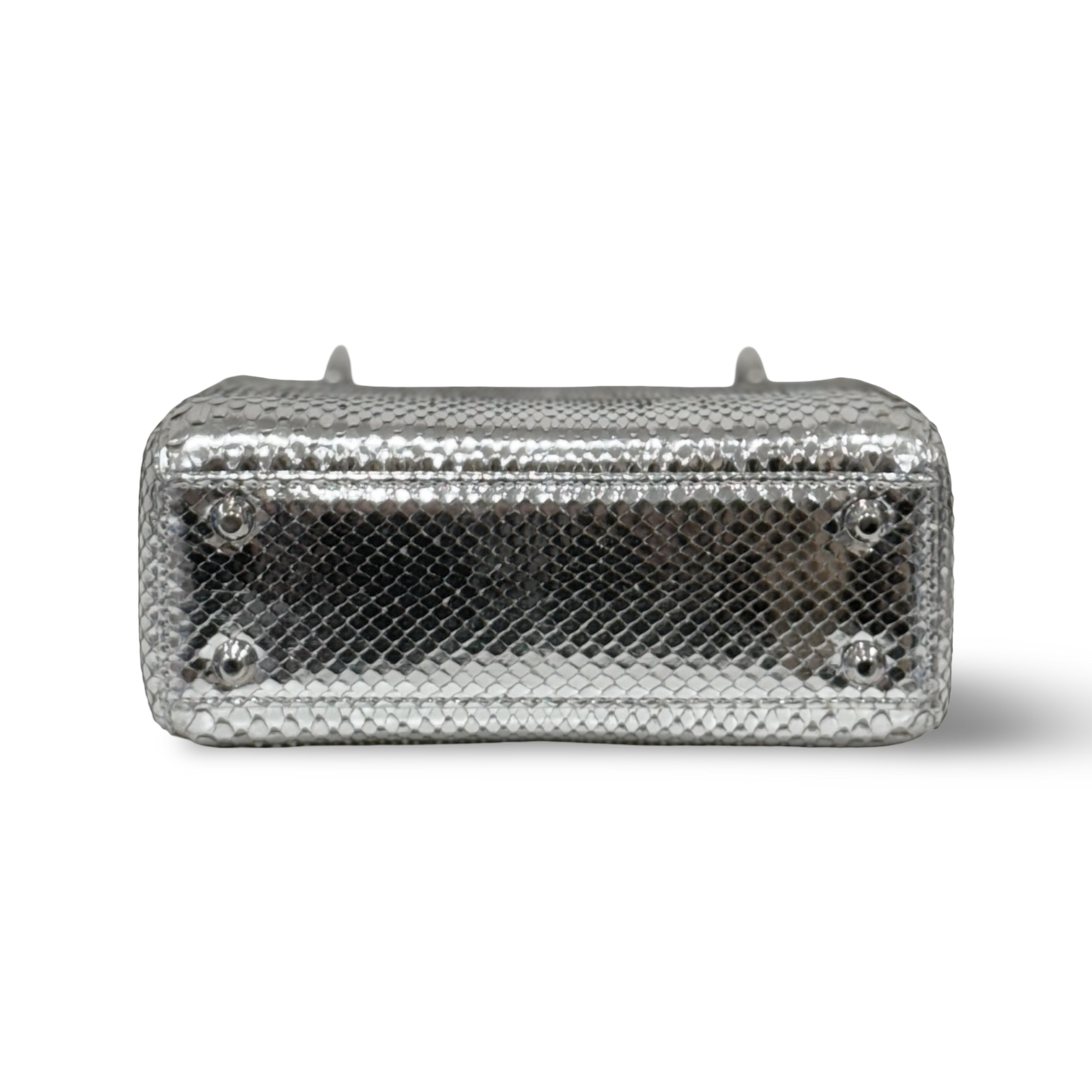 Dior Python Mini Lady Bag - SHW / Silver