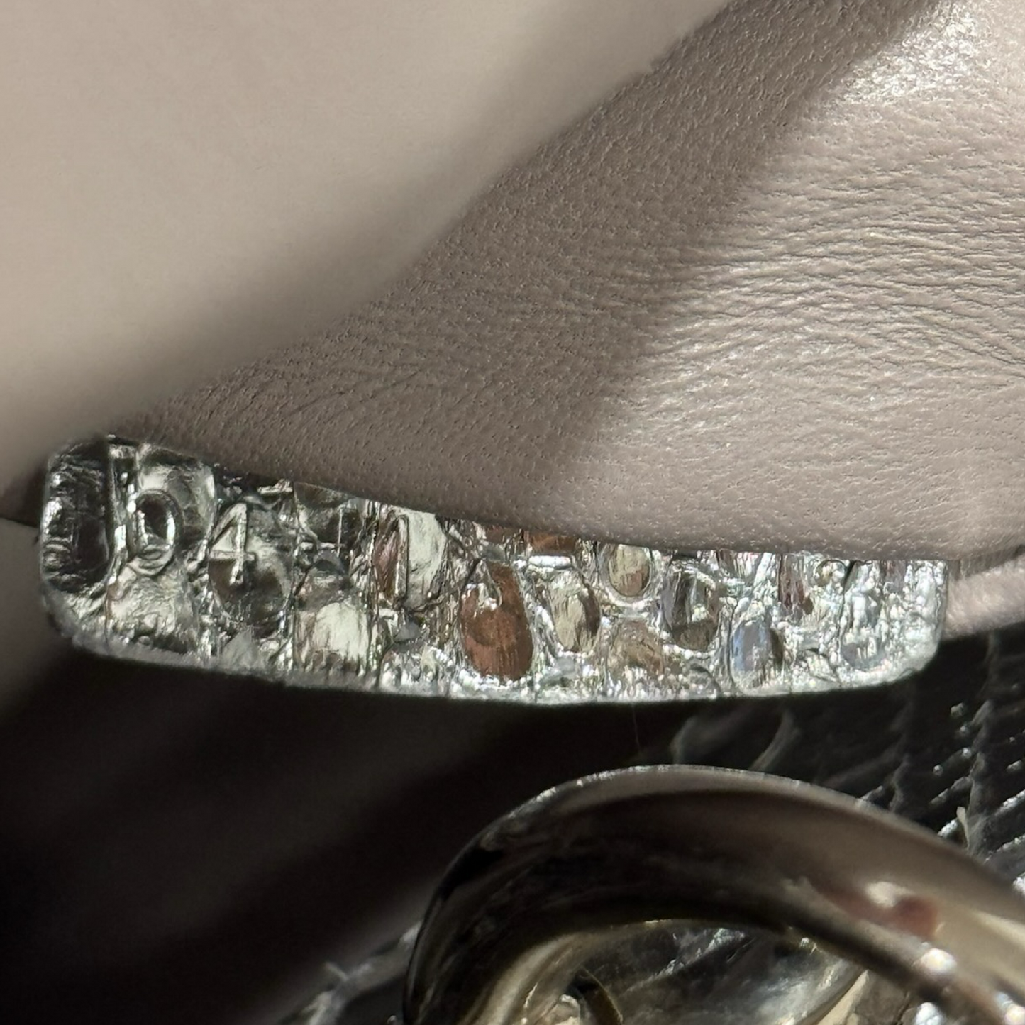Dior Python Mini Lady Bag - SHW / Silver