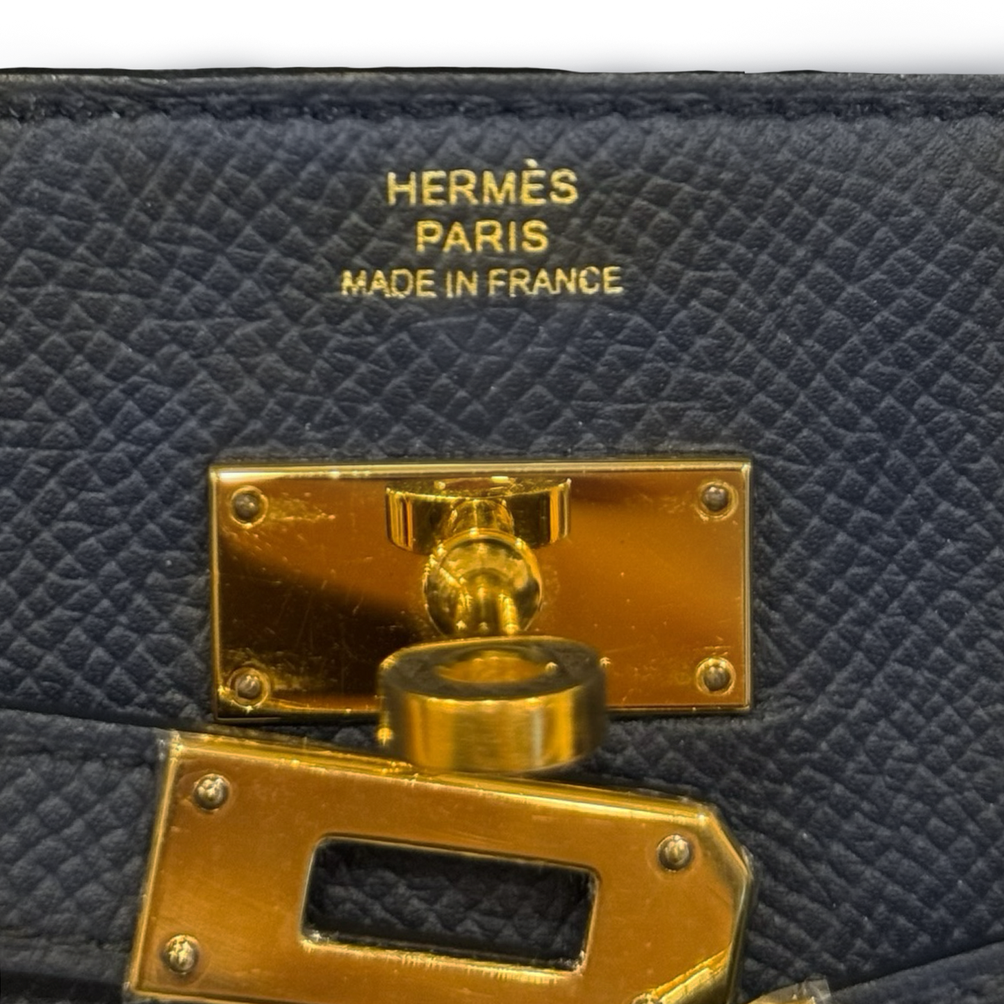 Hermes Epsom Kelly Wallet To Go - GHW / Navy