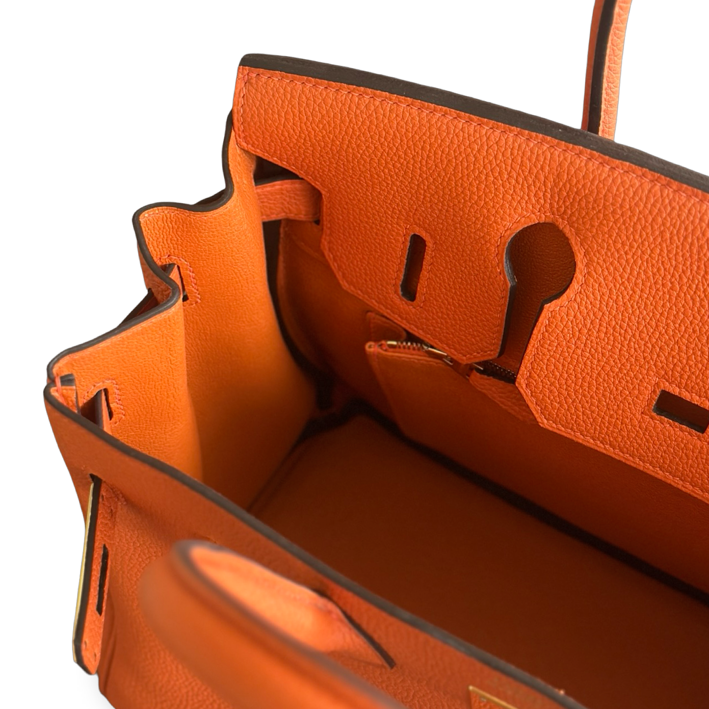 Hermes Togo Birkin 30 - GHW / Orange
