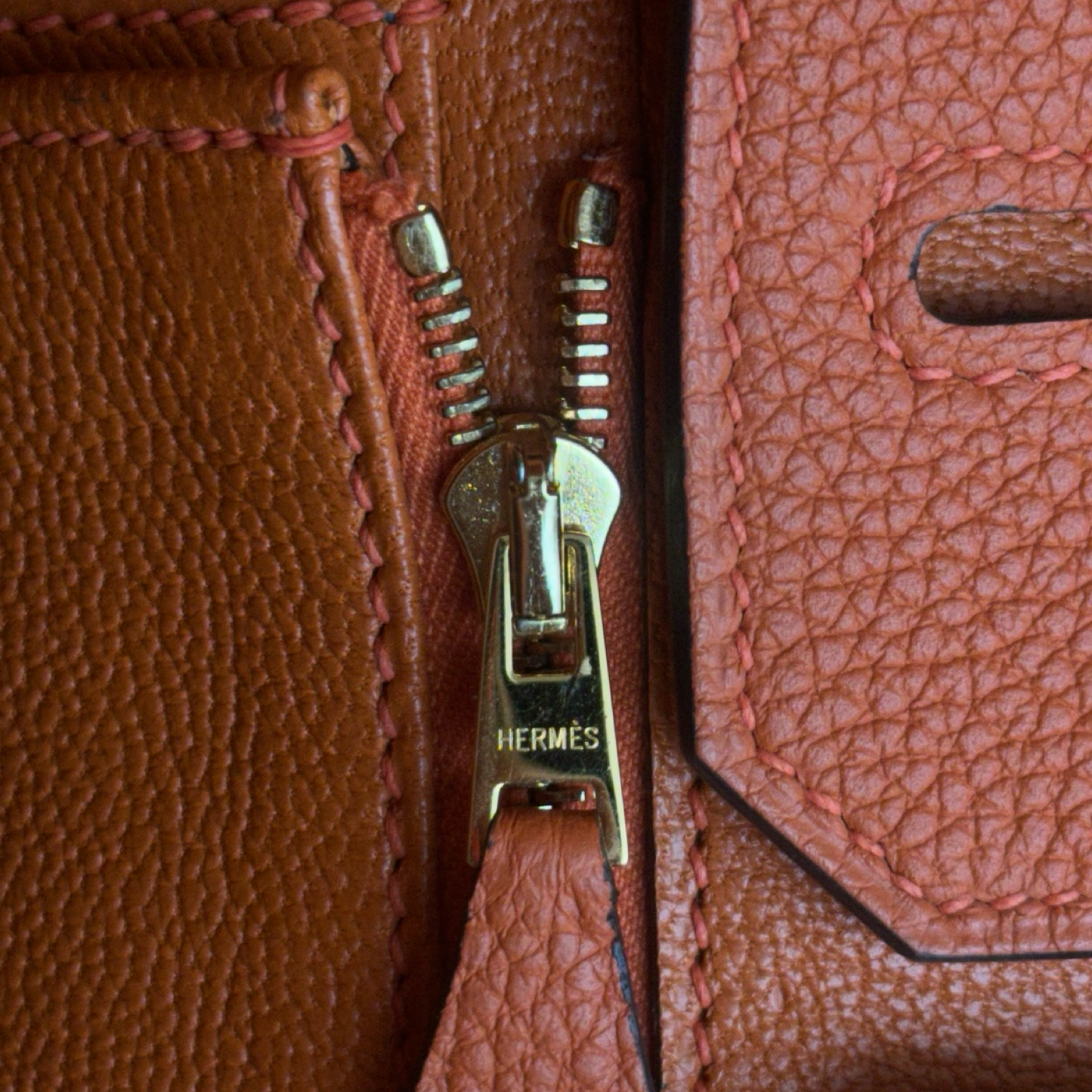 Hermes Togo Birkin 30 - GHW / Orange