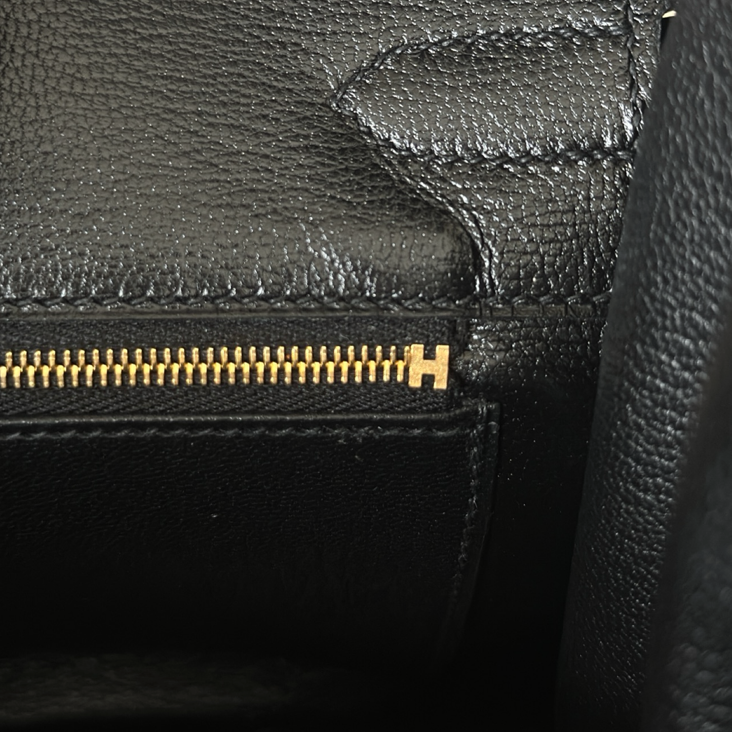 Hermes Togo 30 Birkin Bag  - GHW / Black