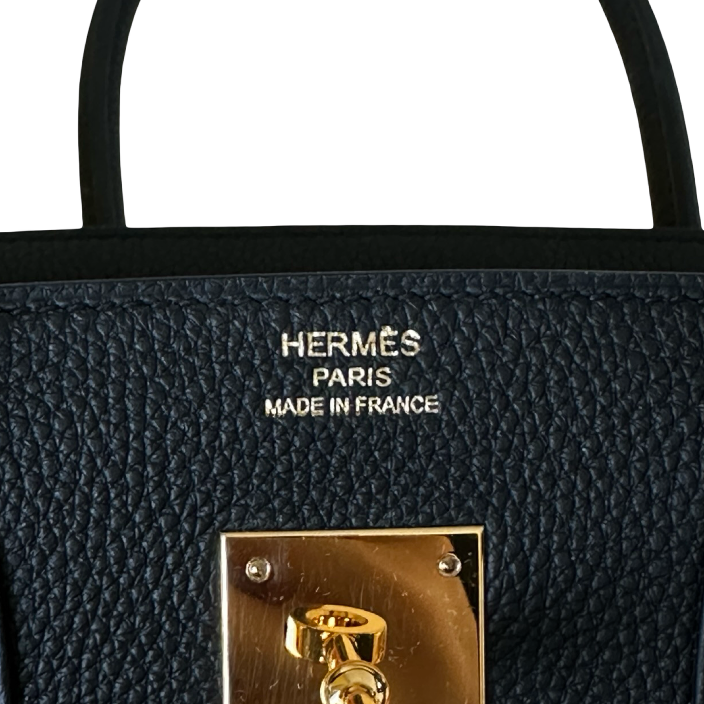 Hermes Togo 30 Birkin Bag  - GHW / Black
