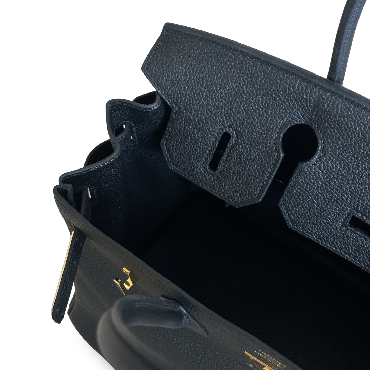 Hermes Togo 30 Birkin Bag  - GHW / Black