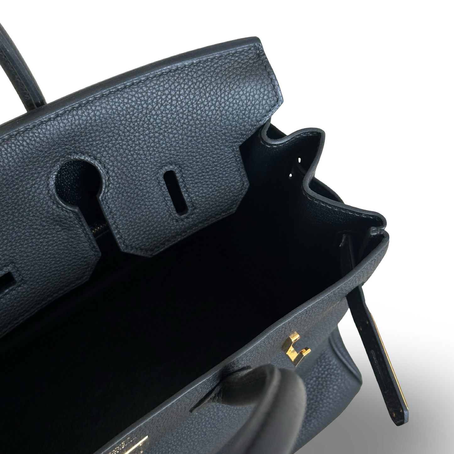 Hermes Togo 30 Birkin Bag  - GHW / Black