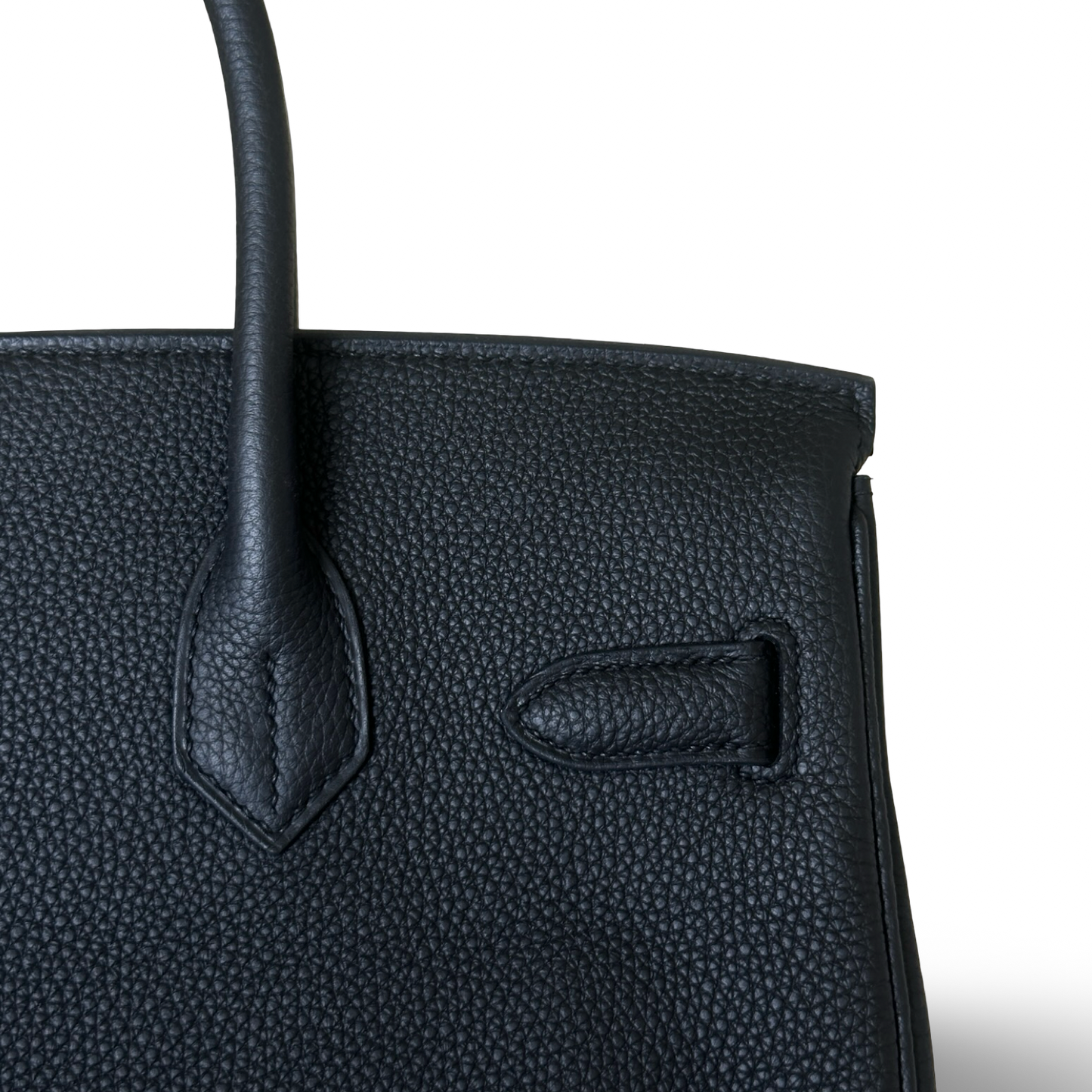 Hermes Togo 30 Birkin Bag  - GHW / Black