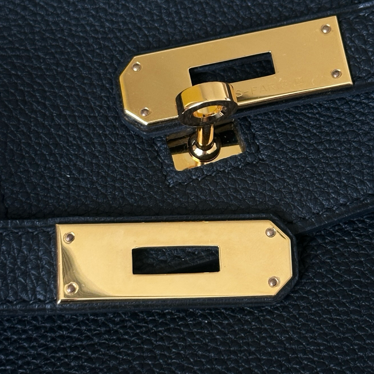 Hermes Togo 30 Birkin Bag  - GHW / Black