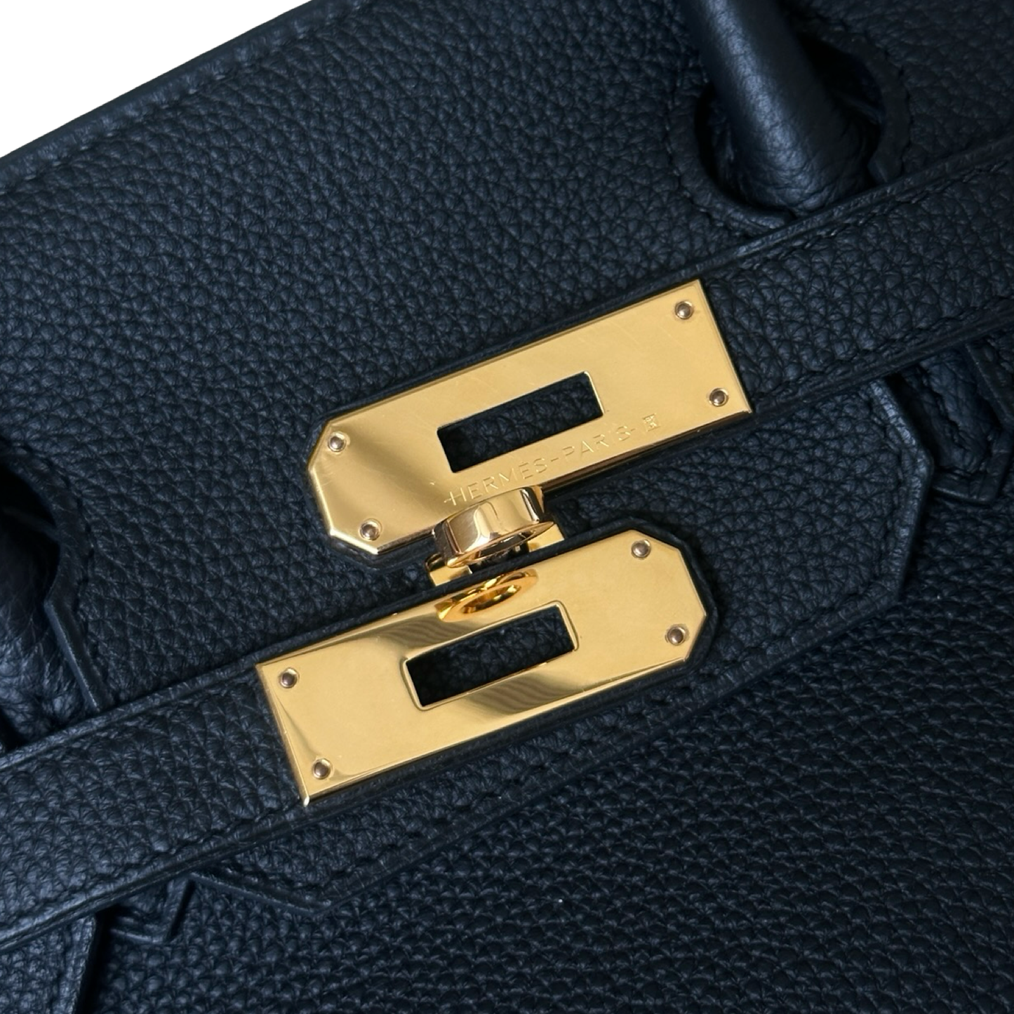 Hermes Togo 30 Birkin Bag  - GHW / Black