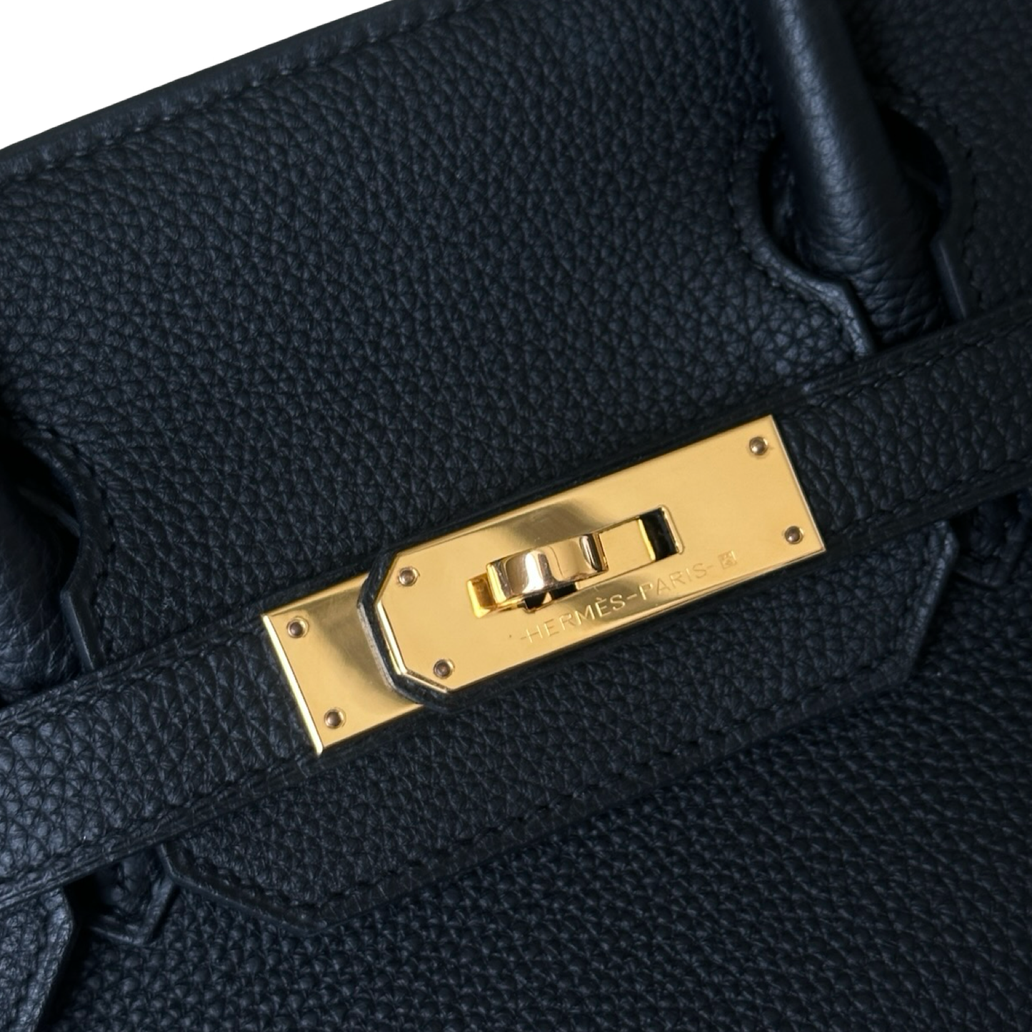 Hermes Togo 30 Birkin Bag  - GHW / Black