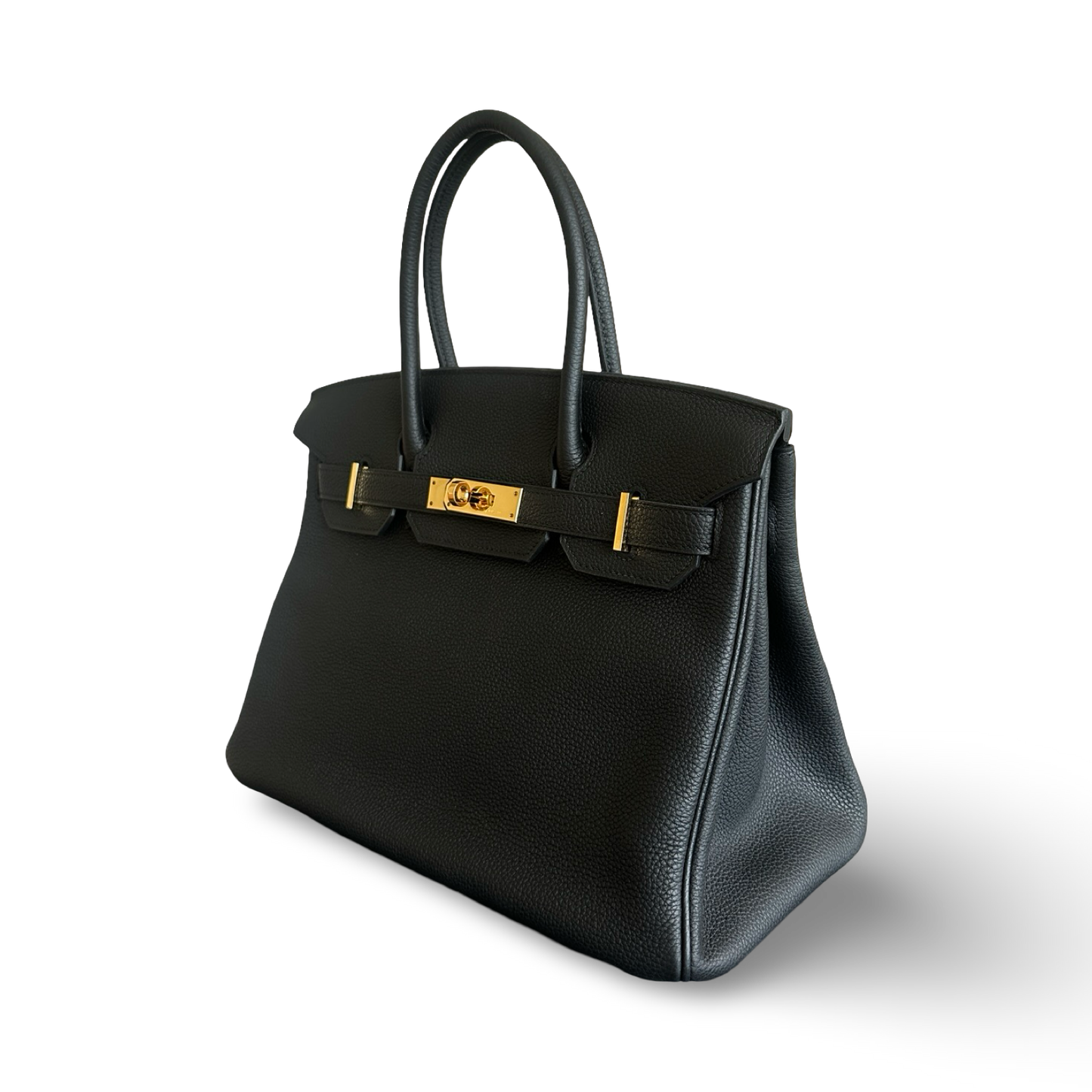 Hermes Togo 30 Birkin Bag  - GHW / Black