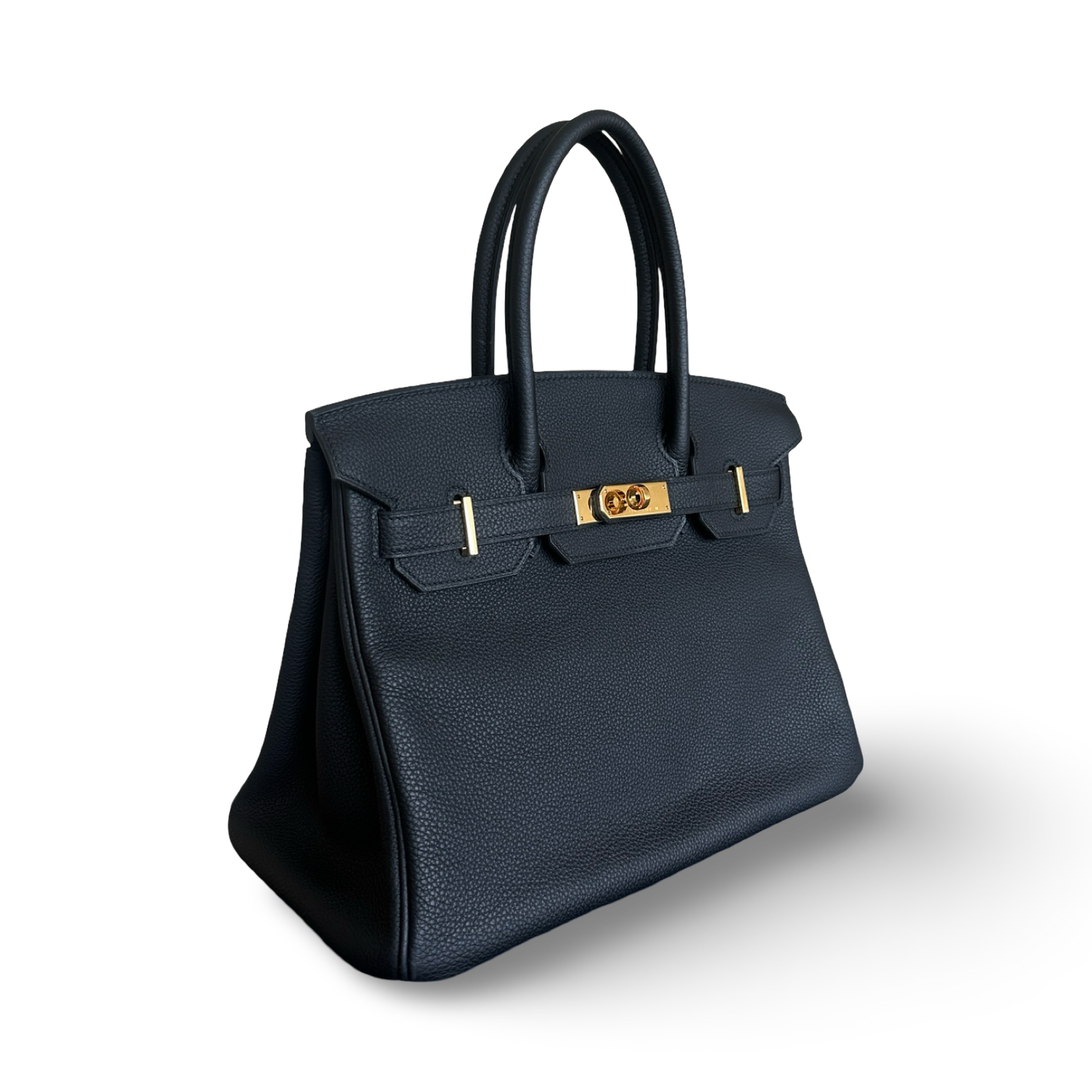 Hermes Togo 30 Birkin Bag  - GHW / Black