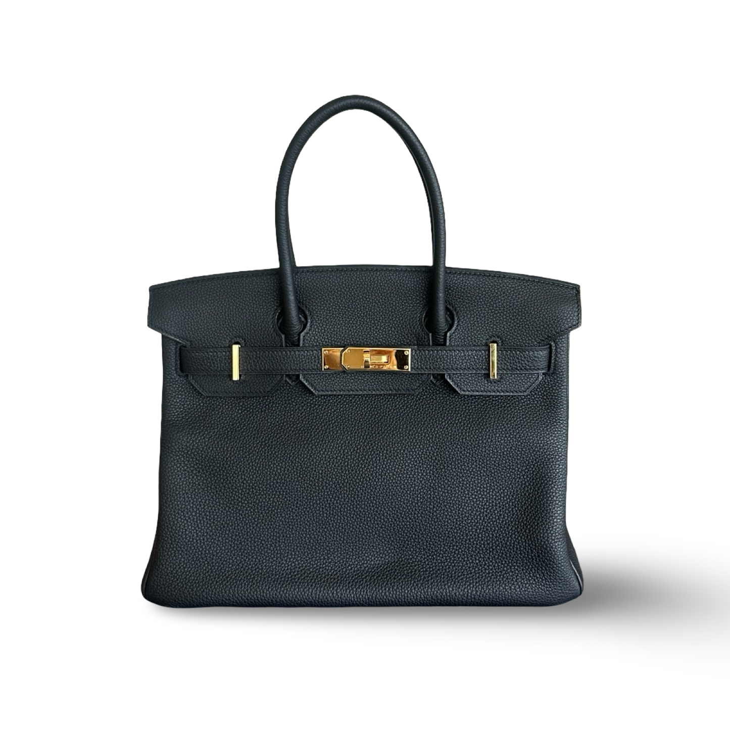 Hermes Togo 30 Birkin Bag  - GHW / Black
