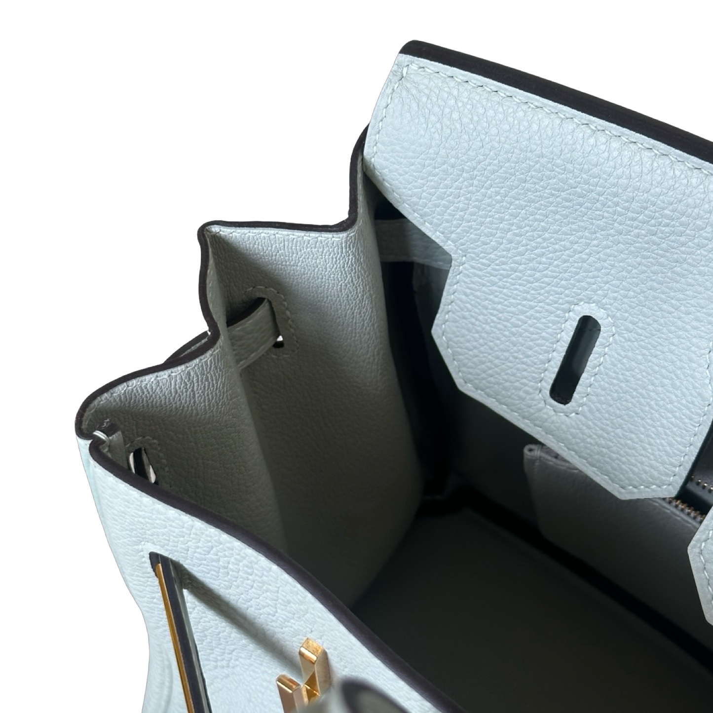 Hermes Togo 30 Birkin Bag - GHW / Gris Perle