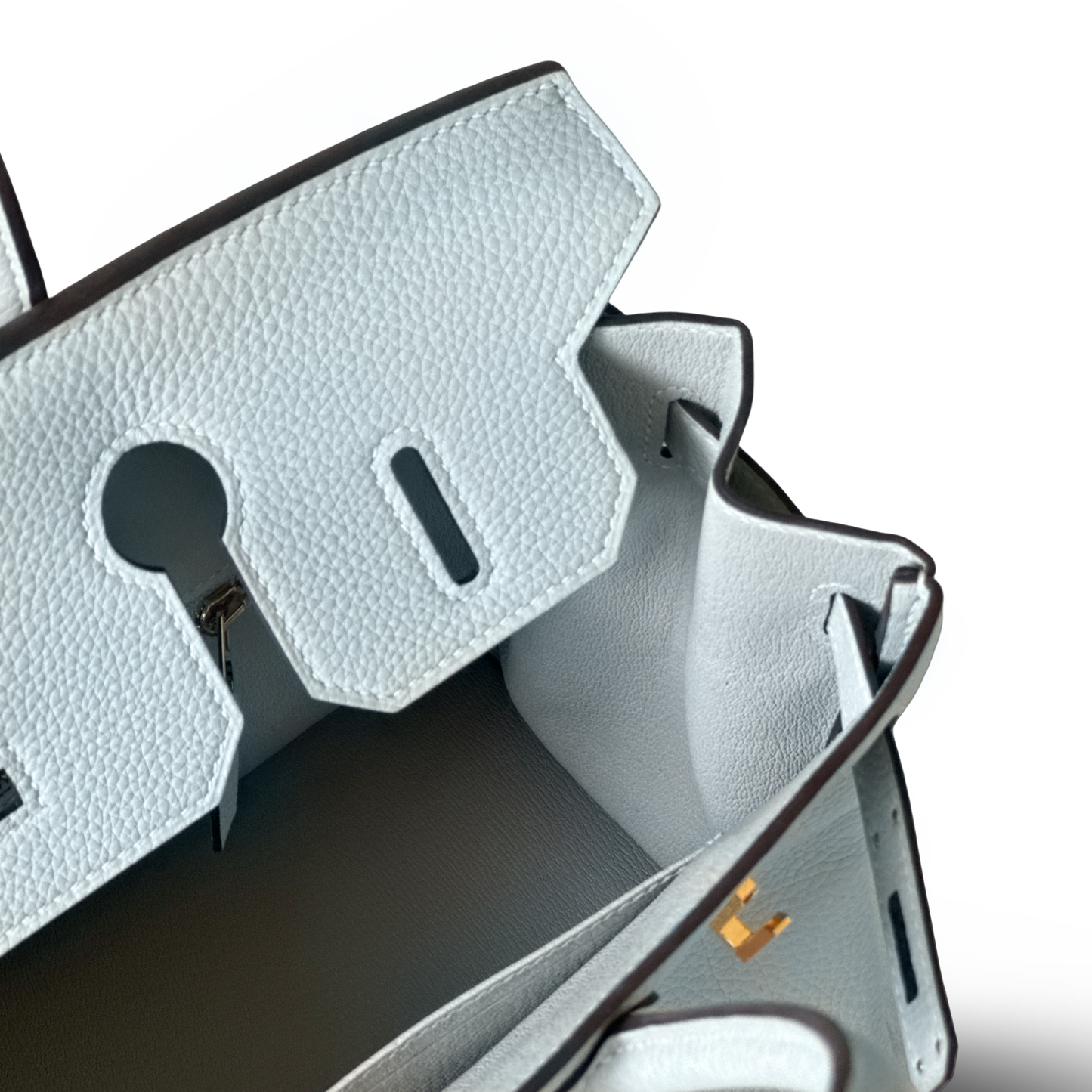 Hermes Togo 30 Birkin Bag - GHW / Gris Perle