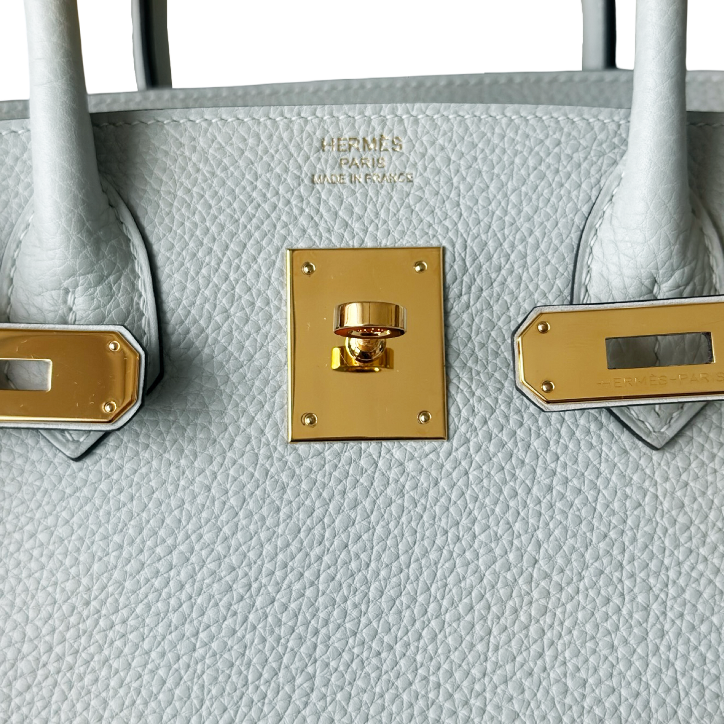 Hermes Togo 30 Birkin Bag - GHW / Gris Perle