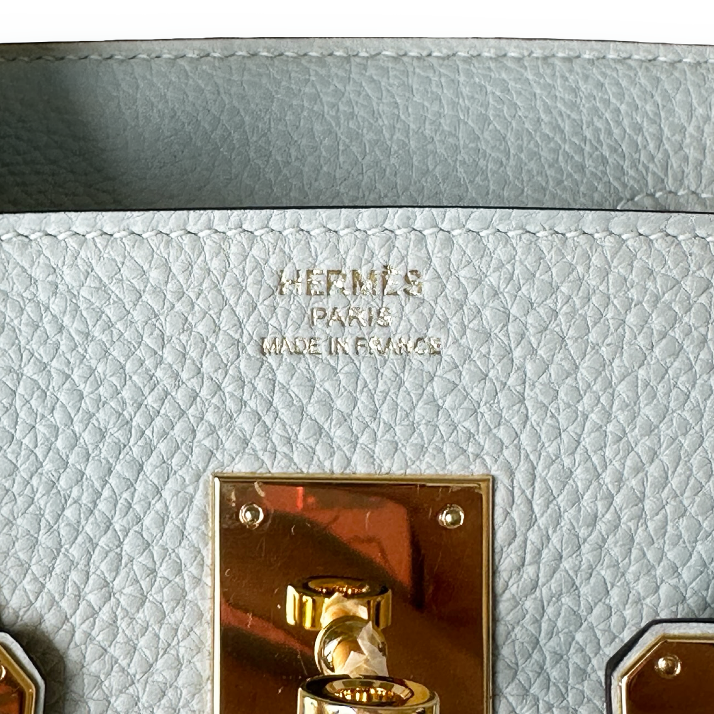 Hermes Togo 30 Birkin Bag - GHW / Gris Perle