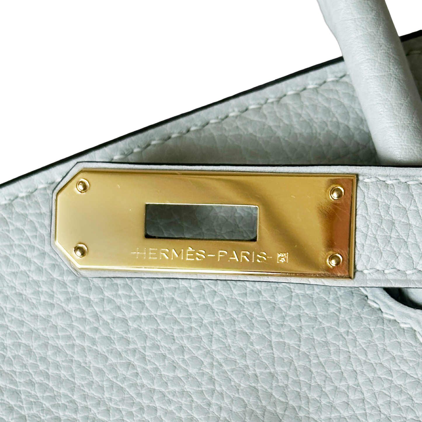 Hermes Togo 30 Birkin Bag - GHW / Gris Perle