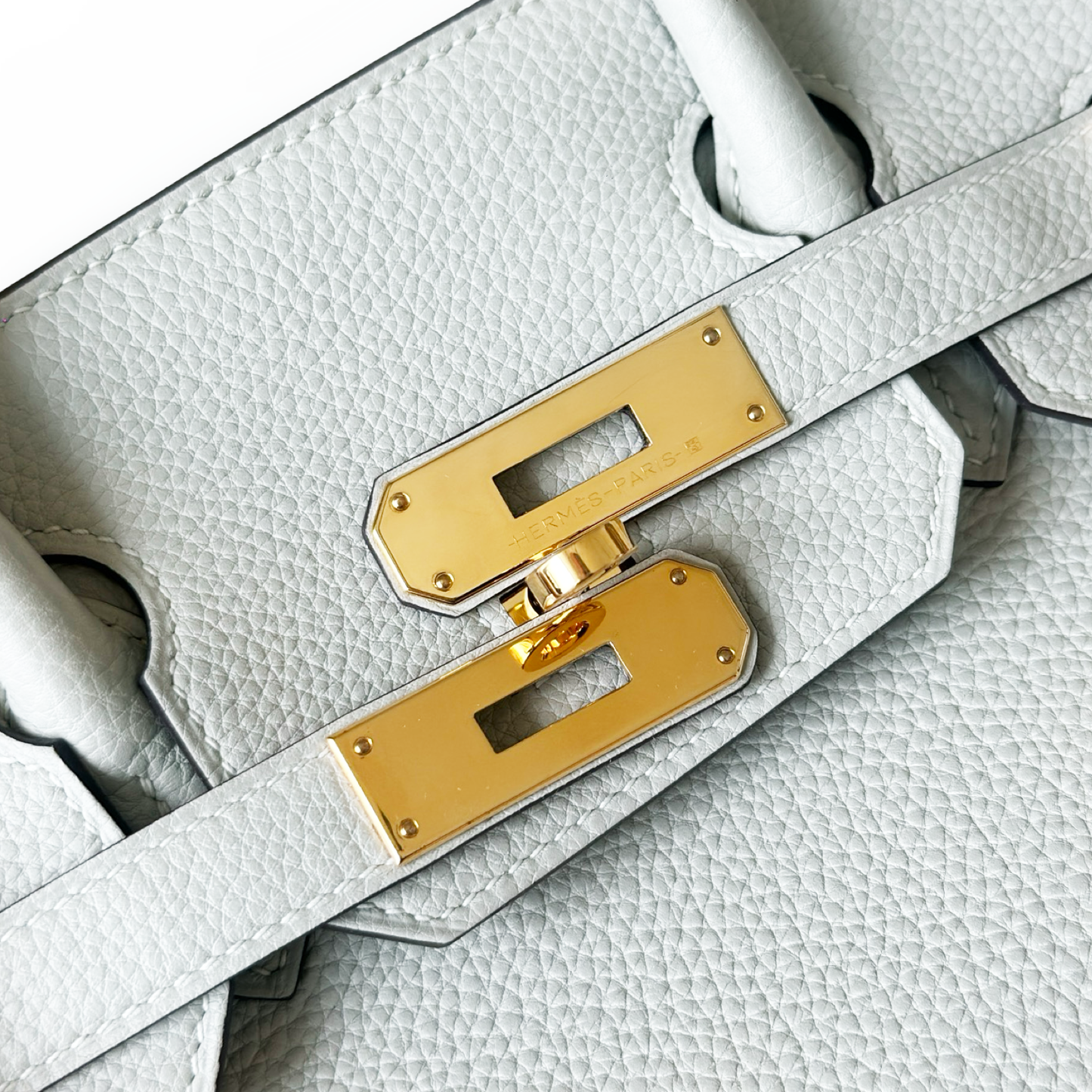 Hermes Togo 30 Birkin Bag - GHW / Gris Perle