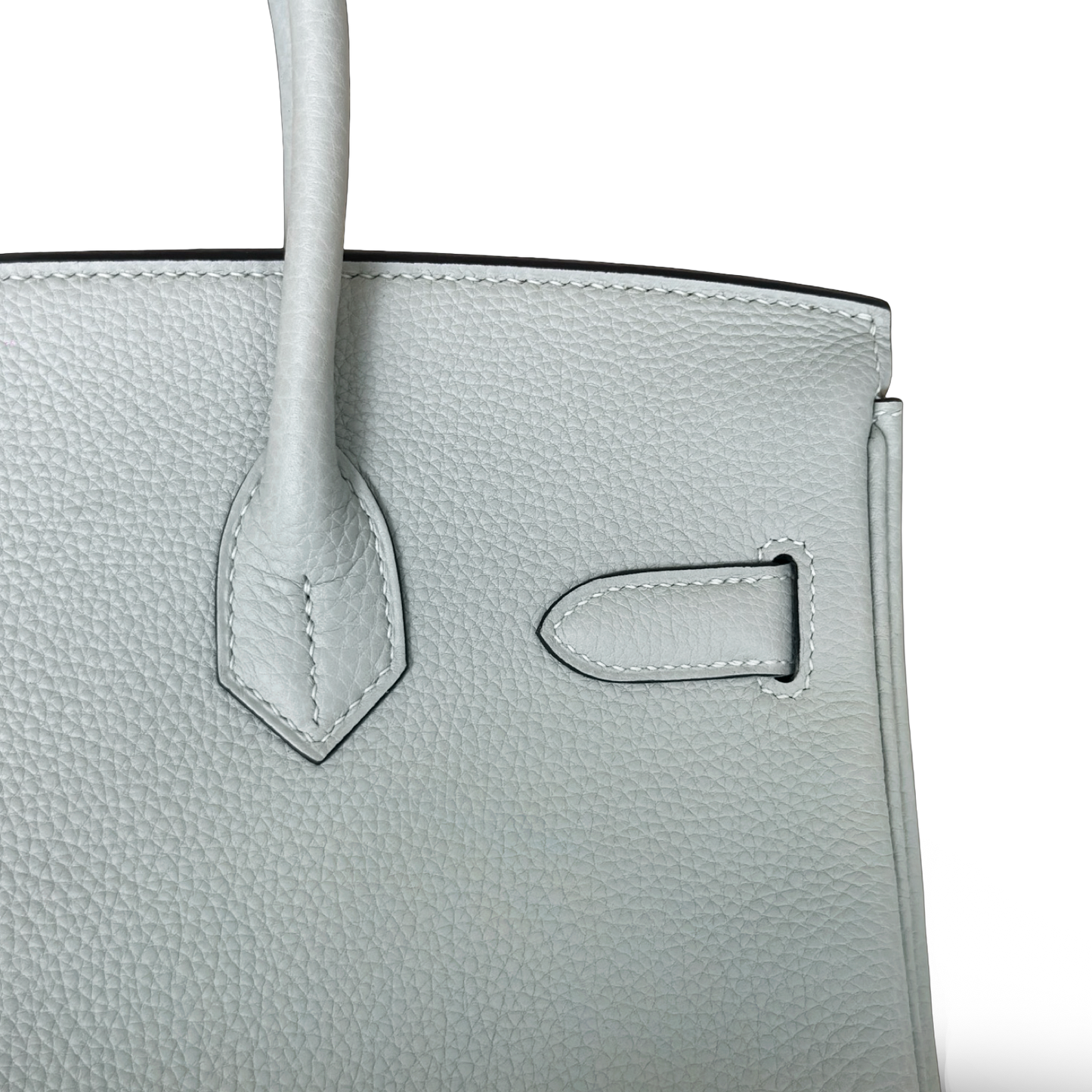 Hermes Togo 30 Birkin Bag - GHW / Gris Perle