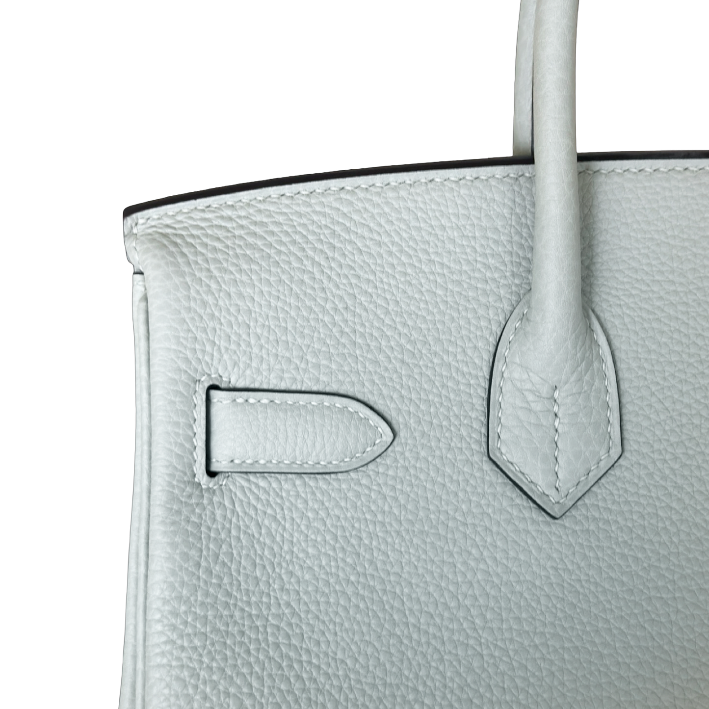 Hermes Togo 30 Birkin Bag - GHW / Gris Perle