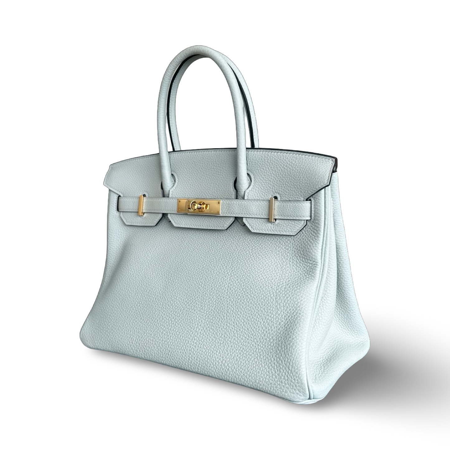 Hermes Togo 30 Birkin Bag - GHW / Gris Perle