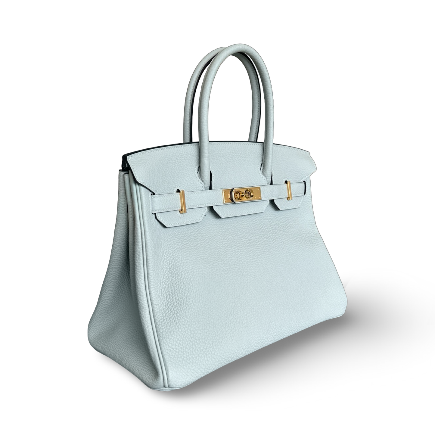 Hermes Togo 30 Birkin Bag - GHW / Gris Perle