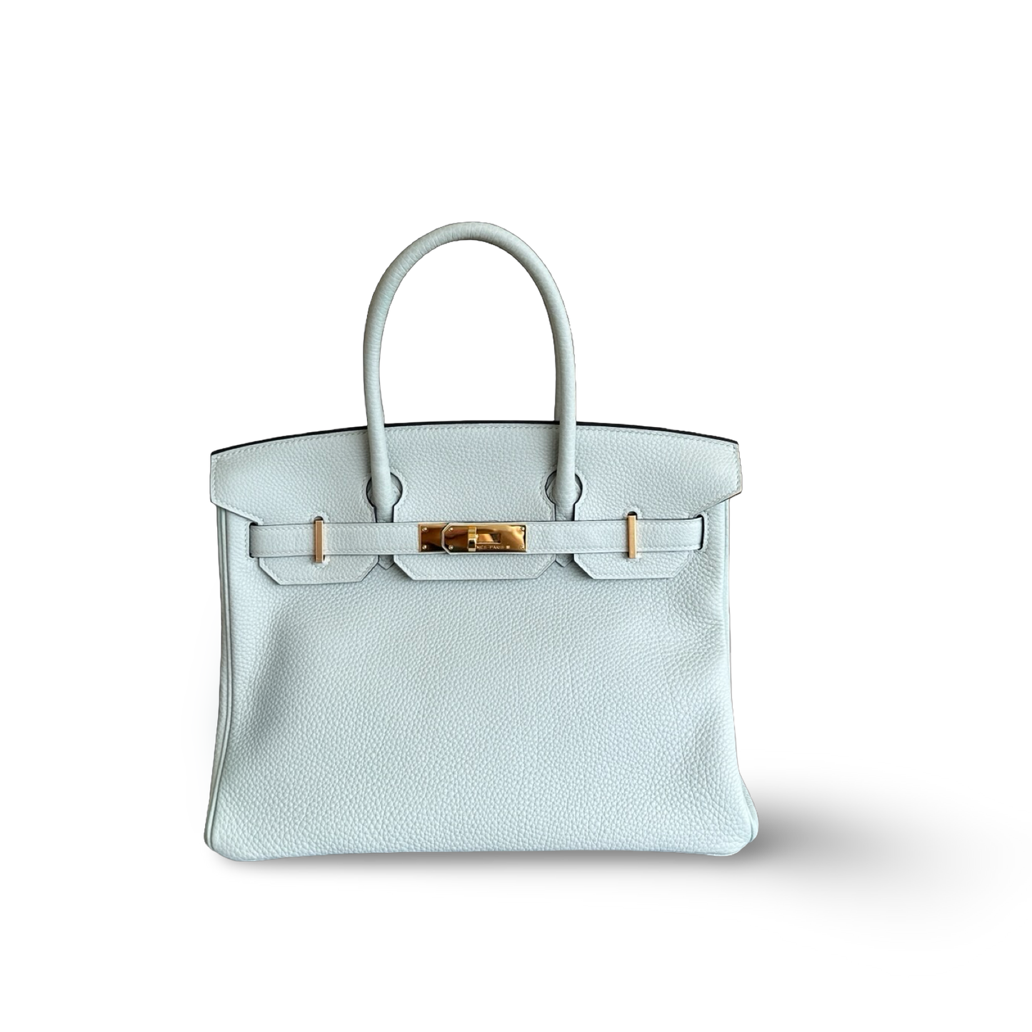 Hermes Togo 30 Birkin Bag - GHW / Gris Perle