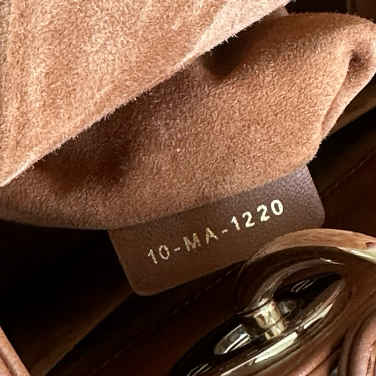 Dior Classic Lambskin Small ABC Dior Lady Bag - GHW / Brown