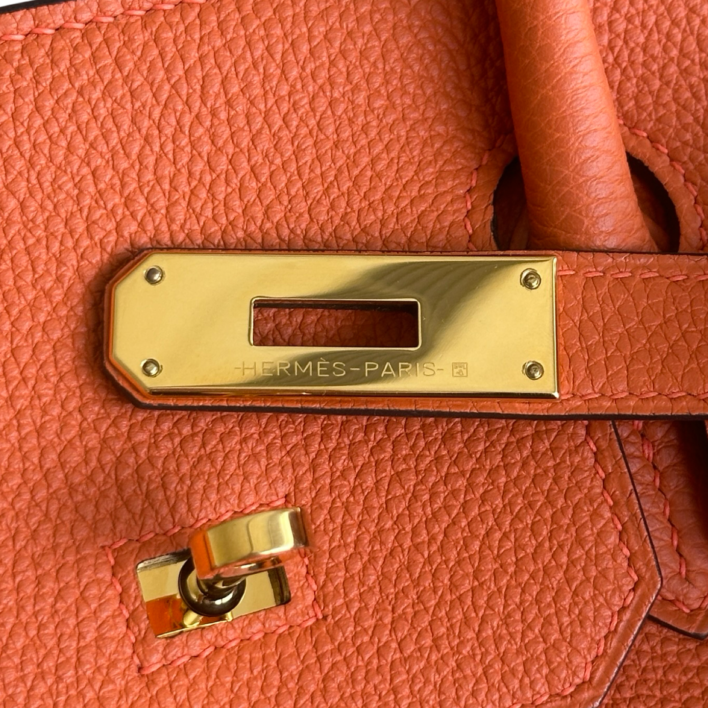 Hermes Togo Birkin 30 - GHW / Orange