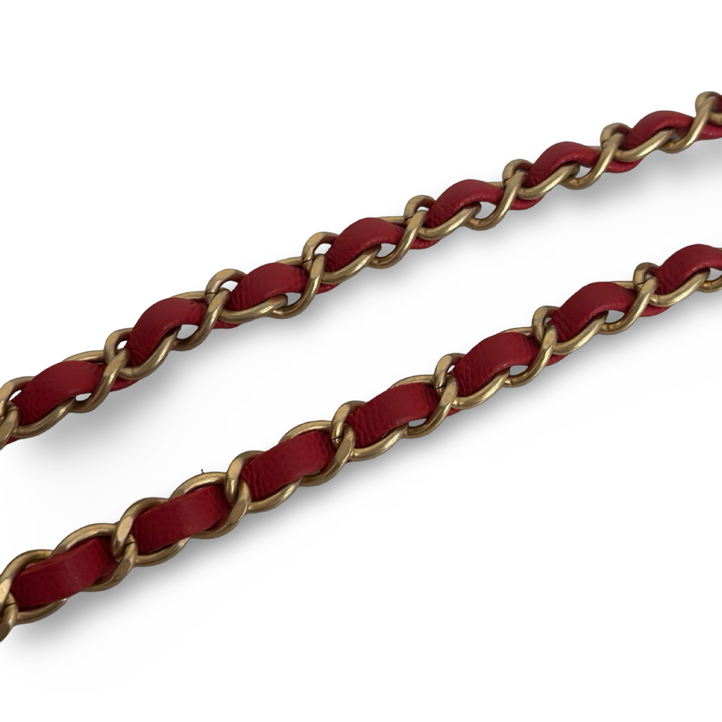 Chanel Quilted Caviar Small Coco Handle - GHW / Red