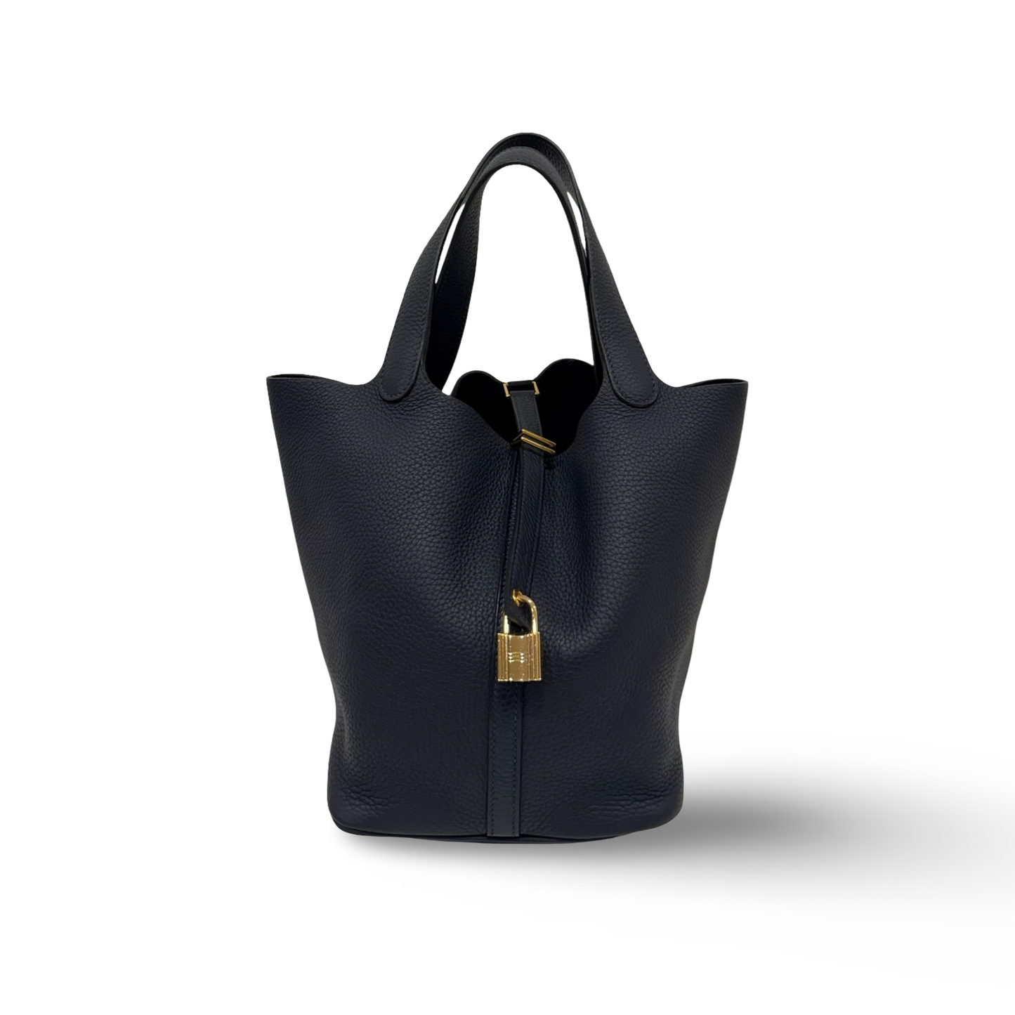 Hermes Togo 22 Picotine Bag - GHW /Navy