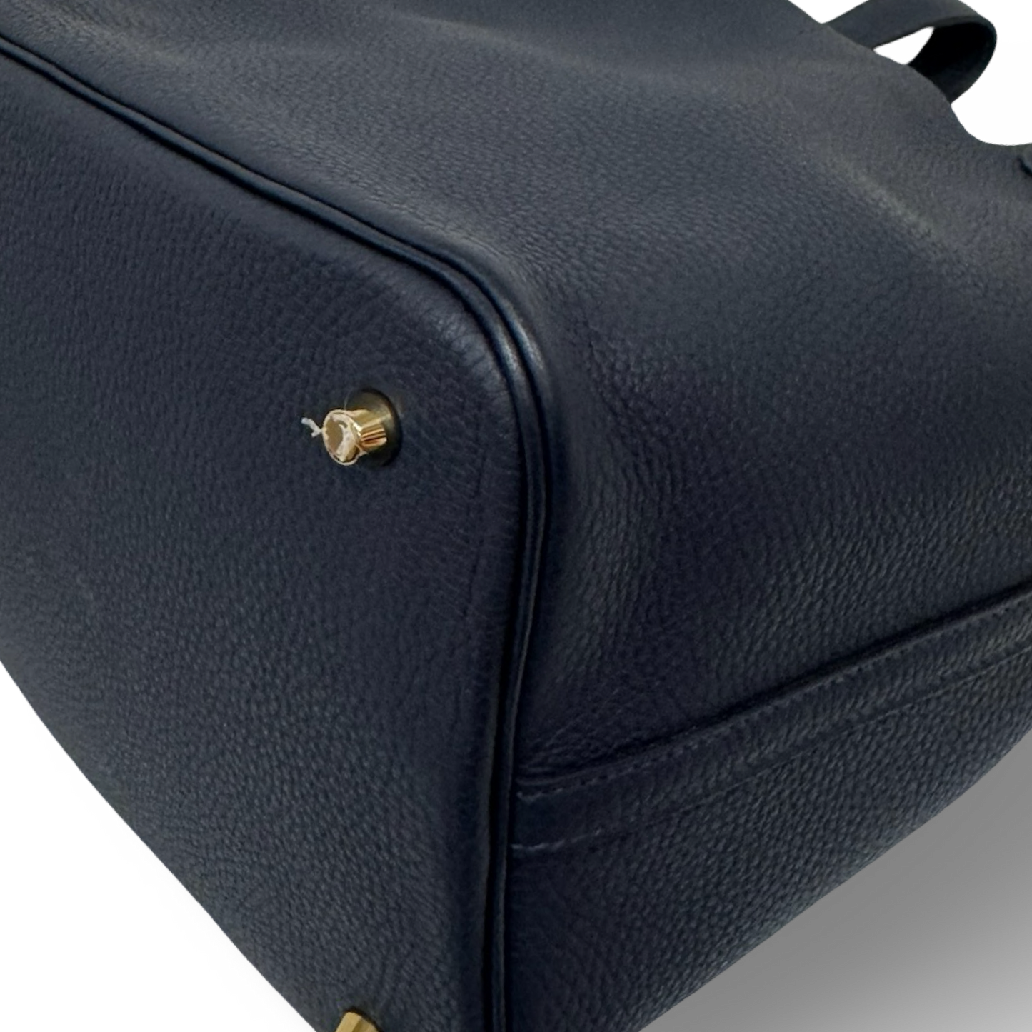 Hermes Togo 22 Picotine Bag - GHW /Navy