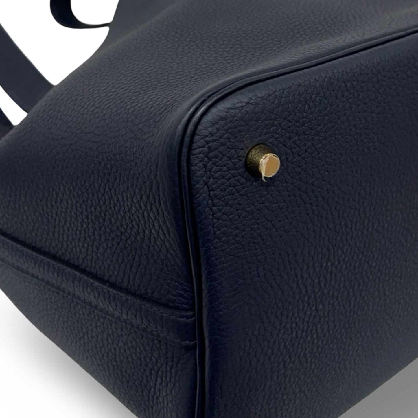 Hermes Togo 22 Picotine Bag - GHW /Navy