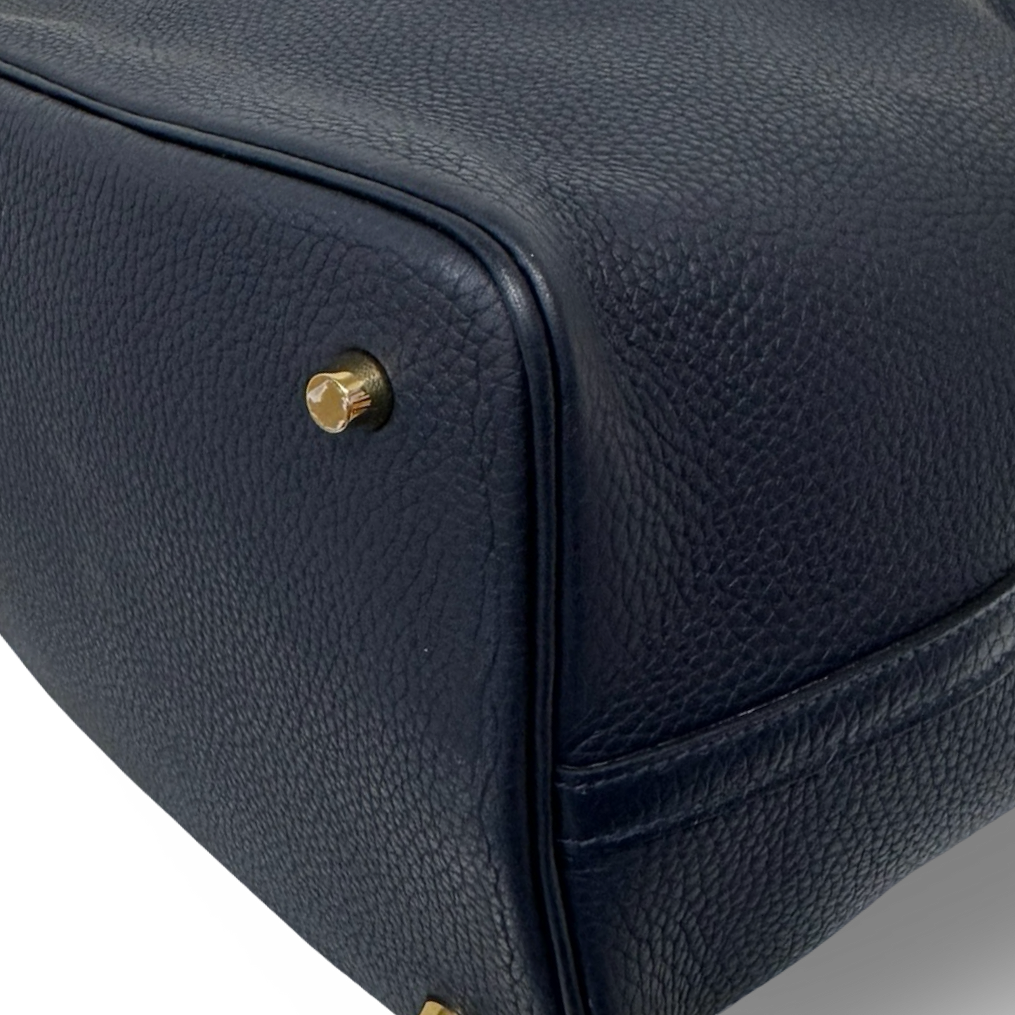 Hermes Togo 22 Picotine Bag - GHW /Navy