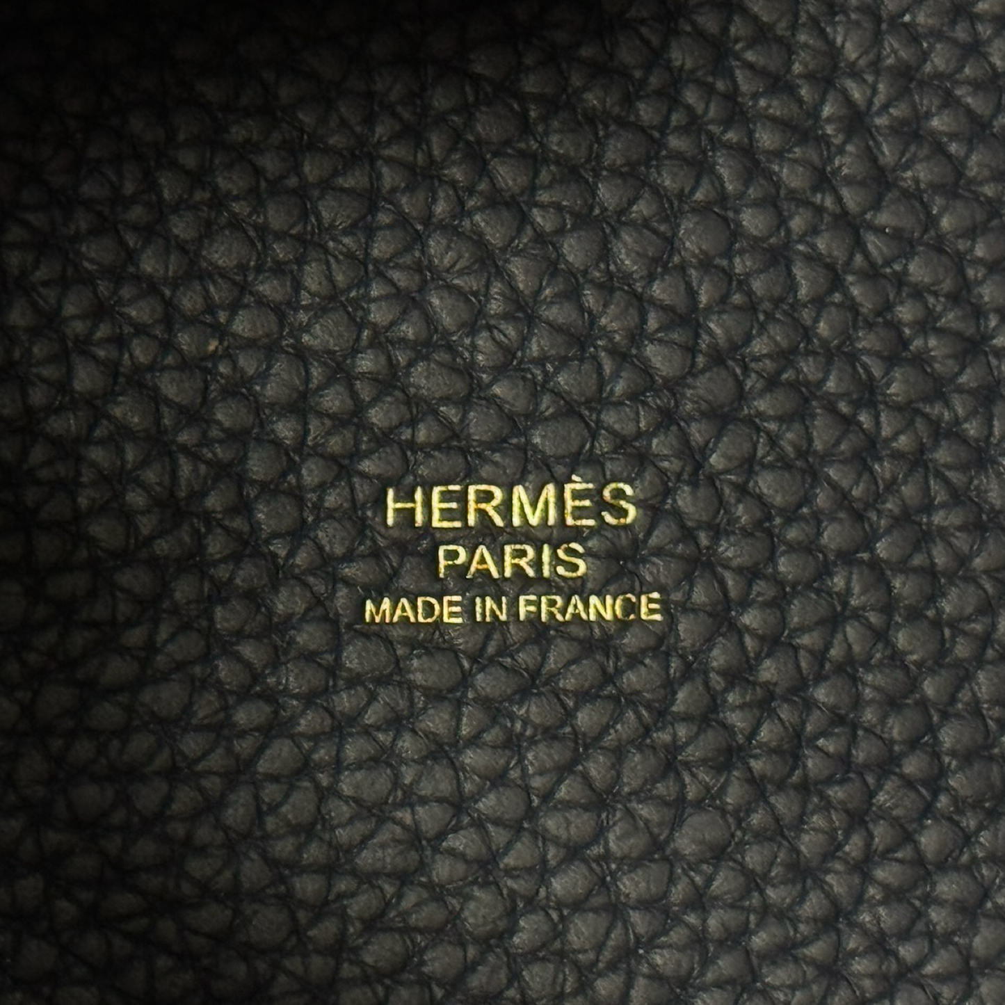Hermes Togo 22 Picotine Bag - GHW /Navy