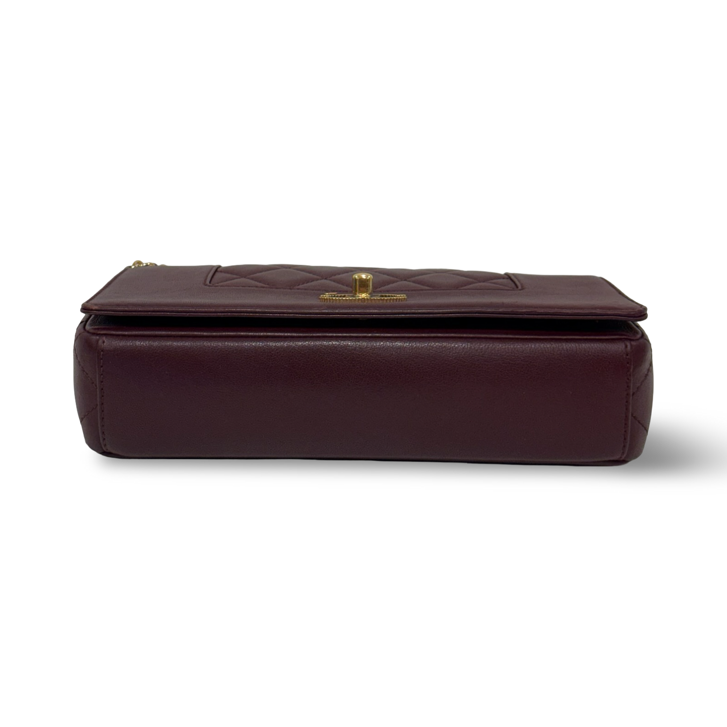 Chanel Quilted Lambskin Vintage Mademoiselle Flap - GHW / Burgundy