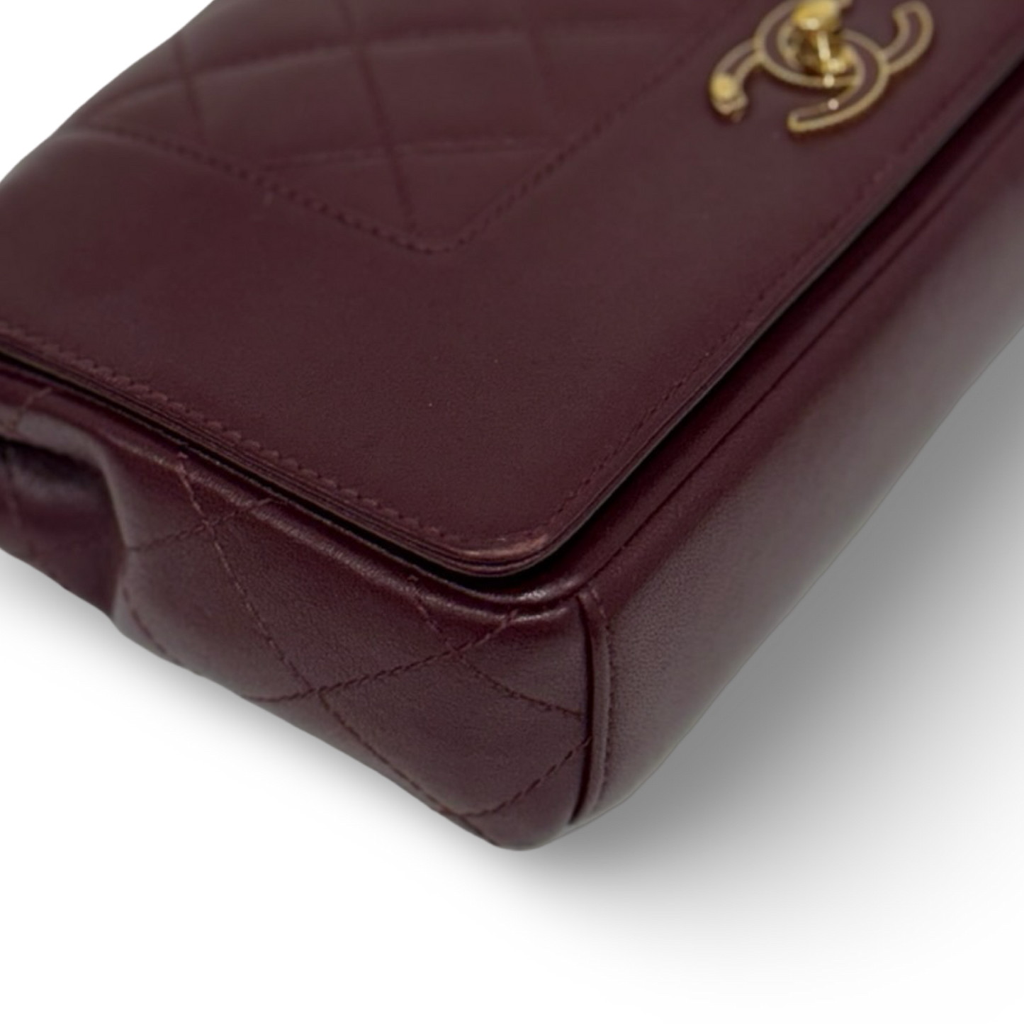 Chanel Quilted Lambskin Vintage Mademoiselle Flap - GHW / Burgundy