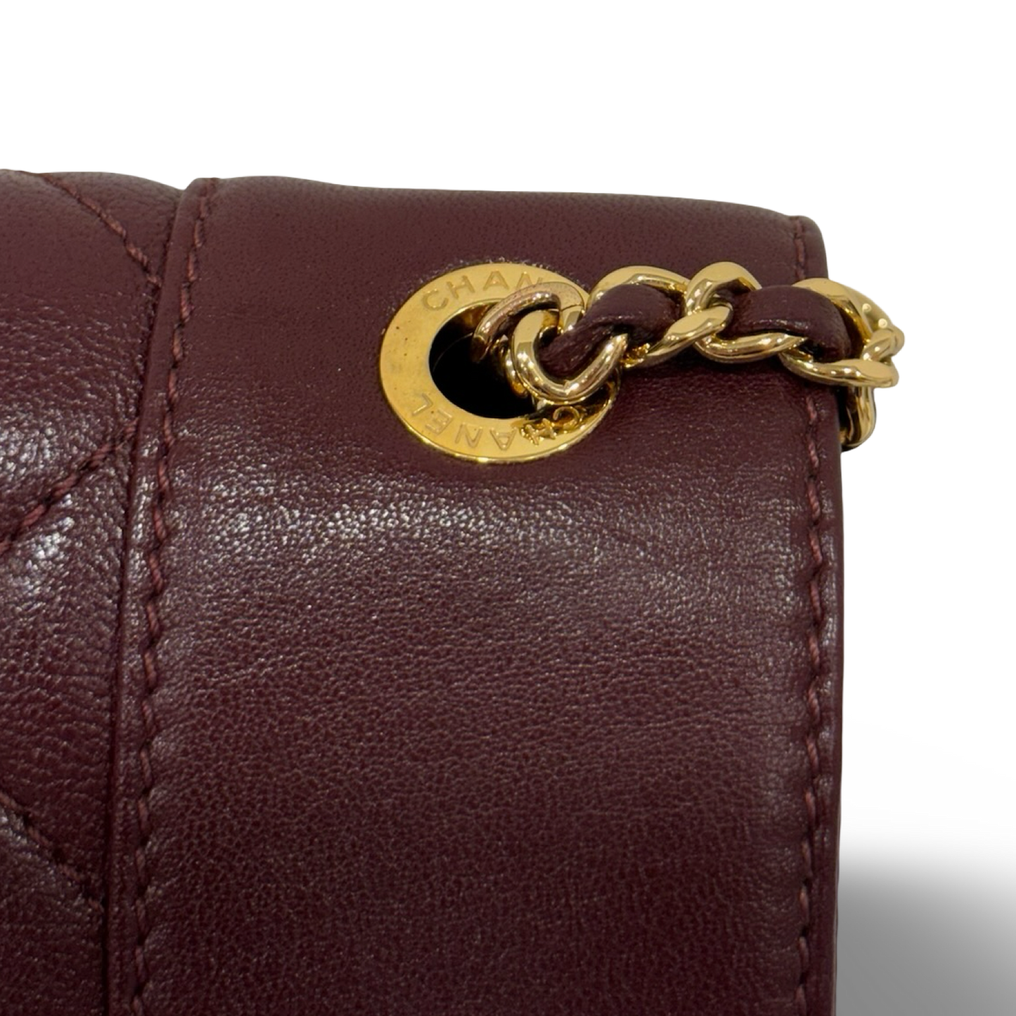 Chanel Quilted Lambskin Vintage Mademoiselle Flap - GHW / Burgundy