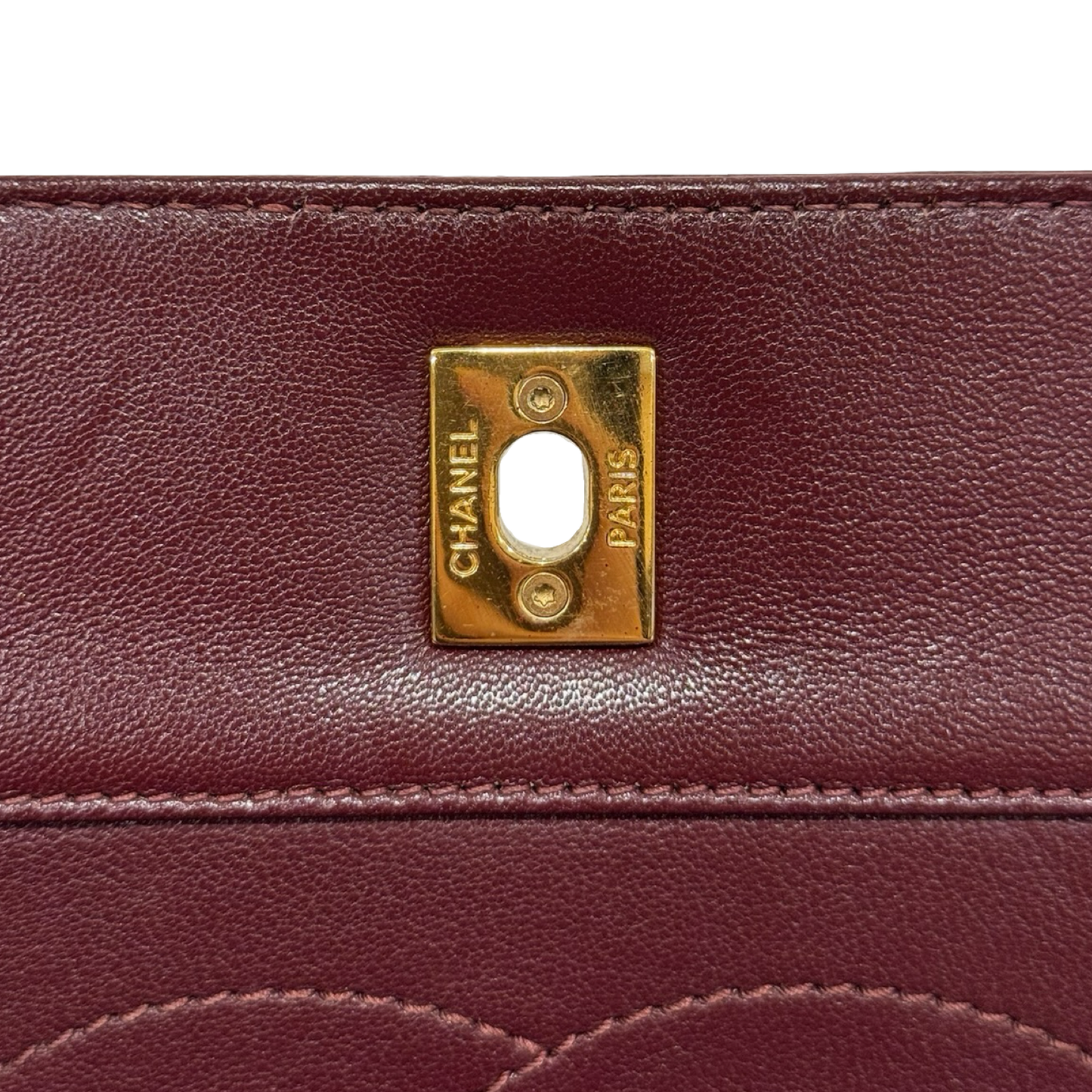 Chanel Quilted Lambskin Vintage Mademoiselle Flap - GHW / Burgundy