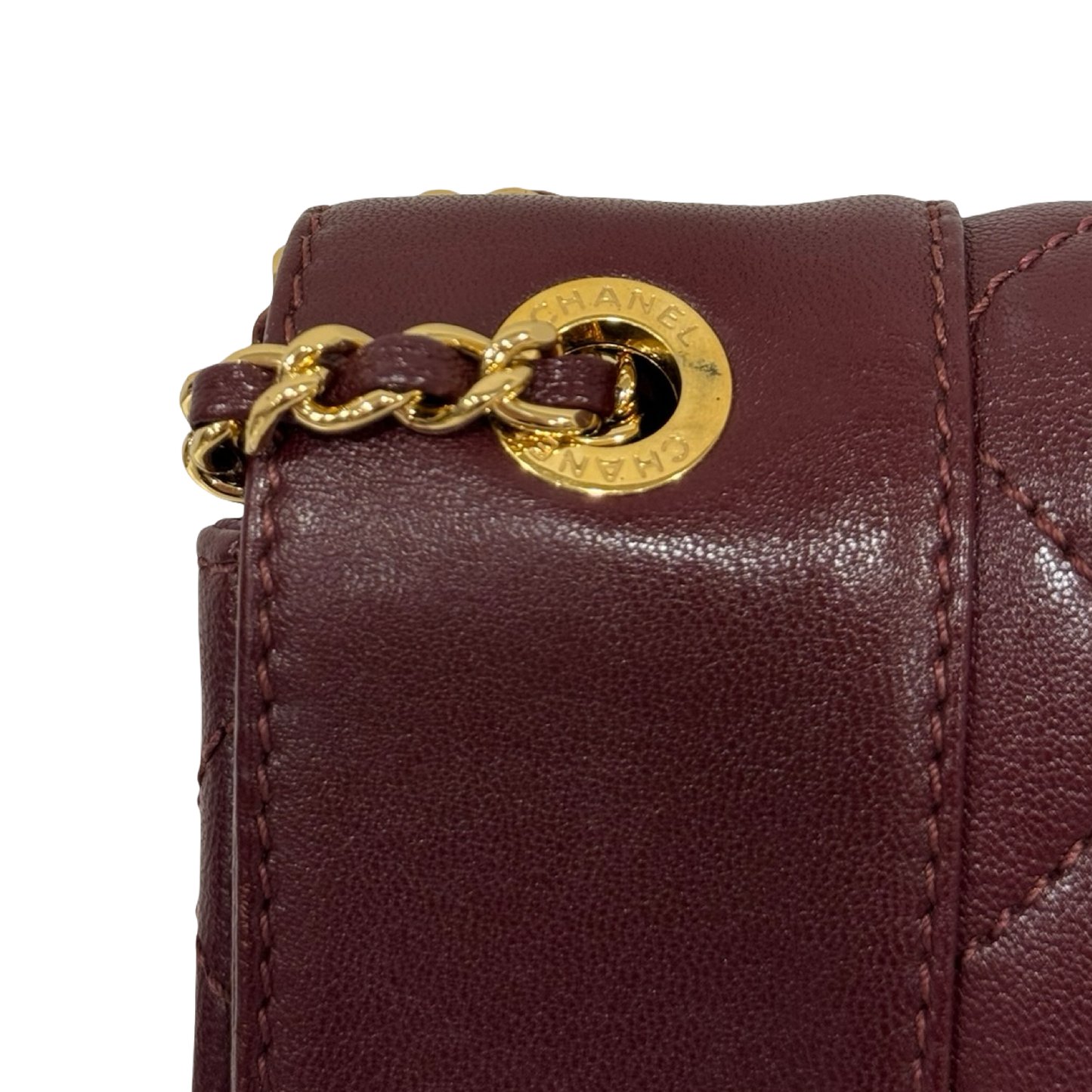Chanel Quilted Lambskin Vintage Mademoiselle Flap - GHW / Burgundy