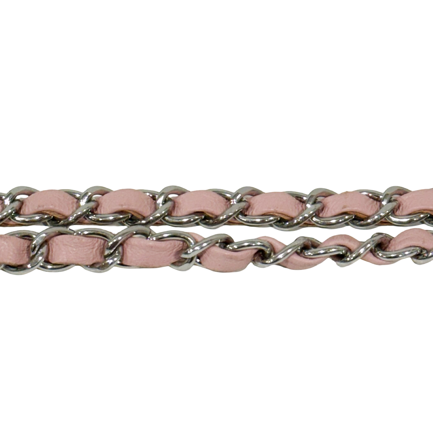 328 /1365 Chanel Quilted PVC Medium Splash Flap - SHW / Blue Pink